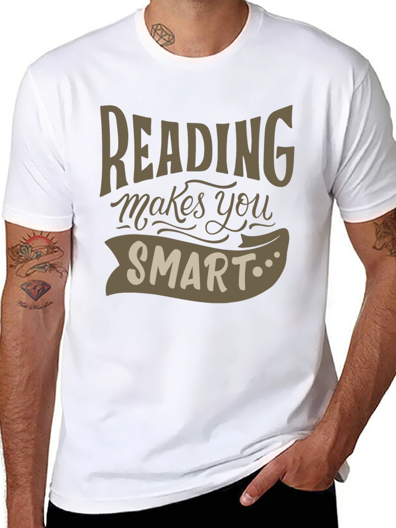 Reading Makes You Smart Graphic T-Shirt