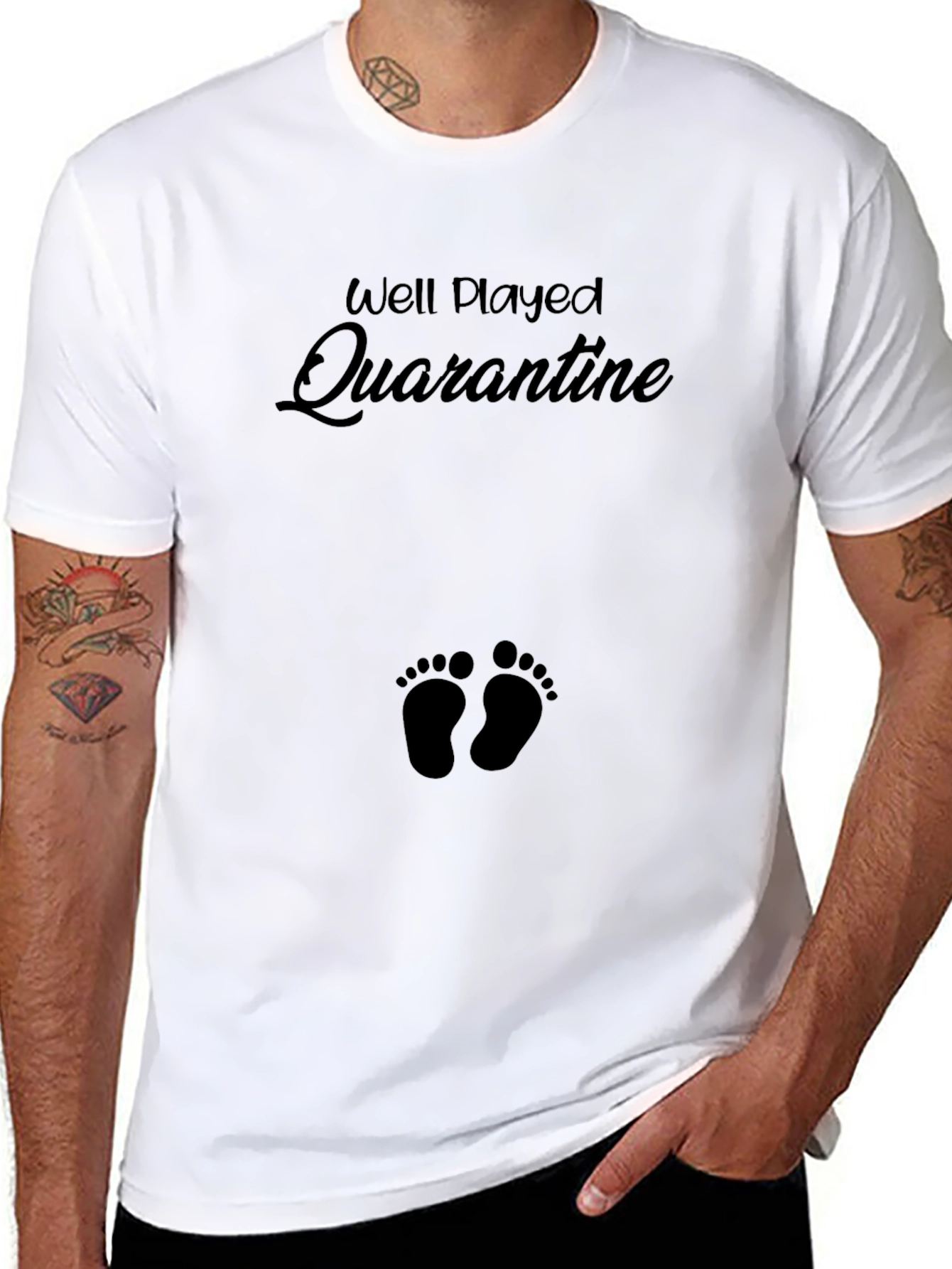 Quarantine Baby Announcement T-Shirt