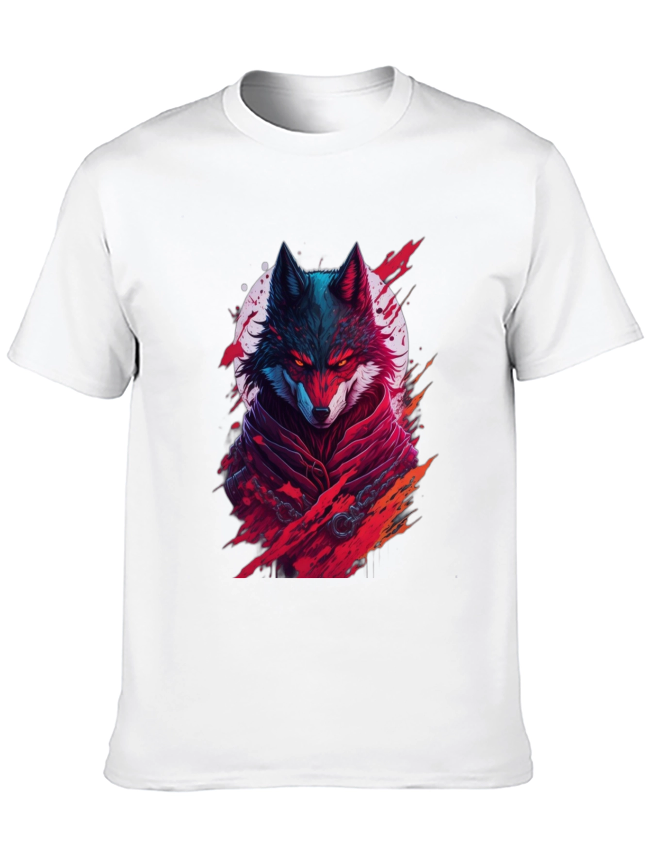 Wolf Warrior Graphic Tee - Black