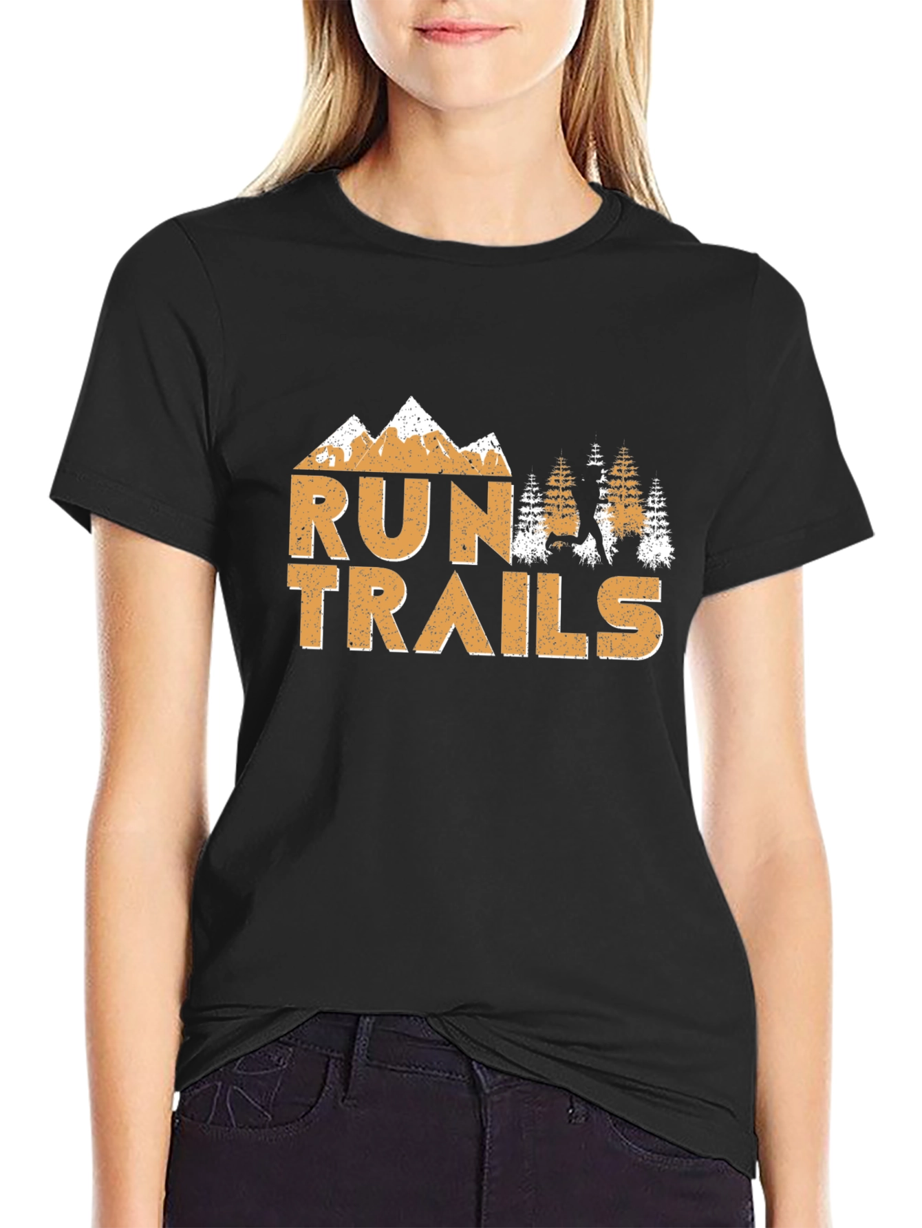 Run Trails Graphic Tee - Adventure Awaits!