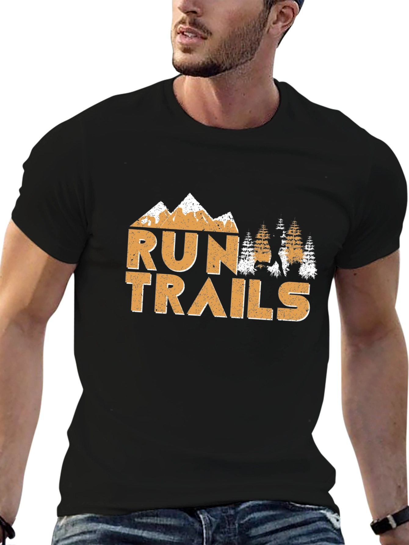 Run Trails Graphic Tee - Adventure Awaits!