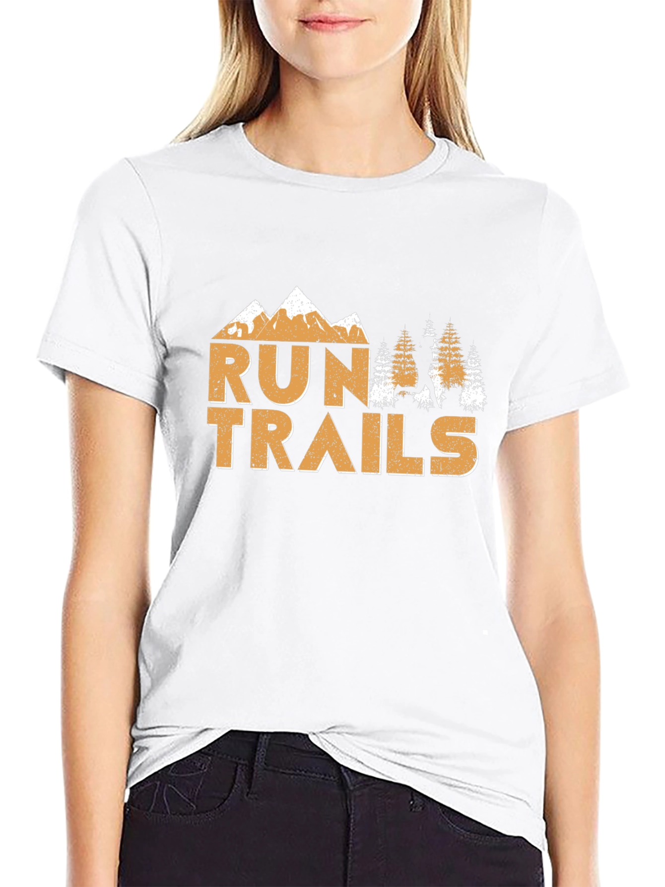 Run Trails Graphic Tee - Adventure Awaits!