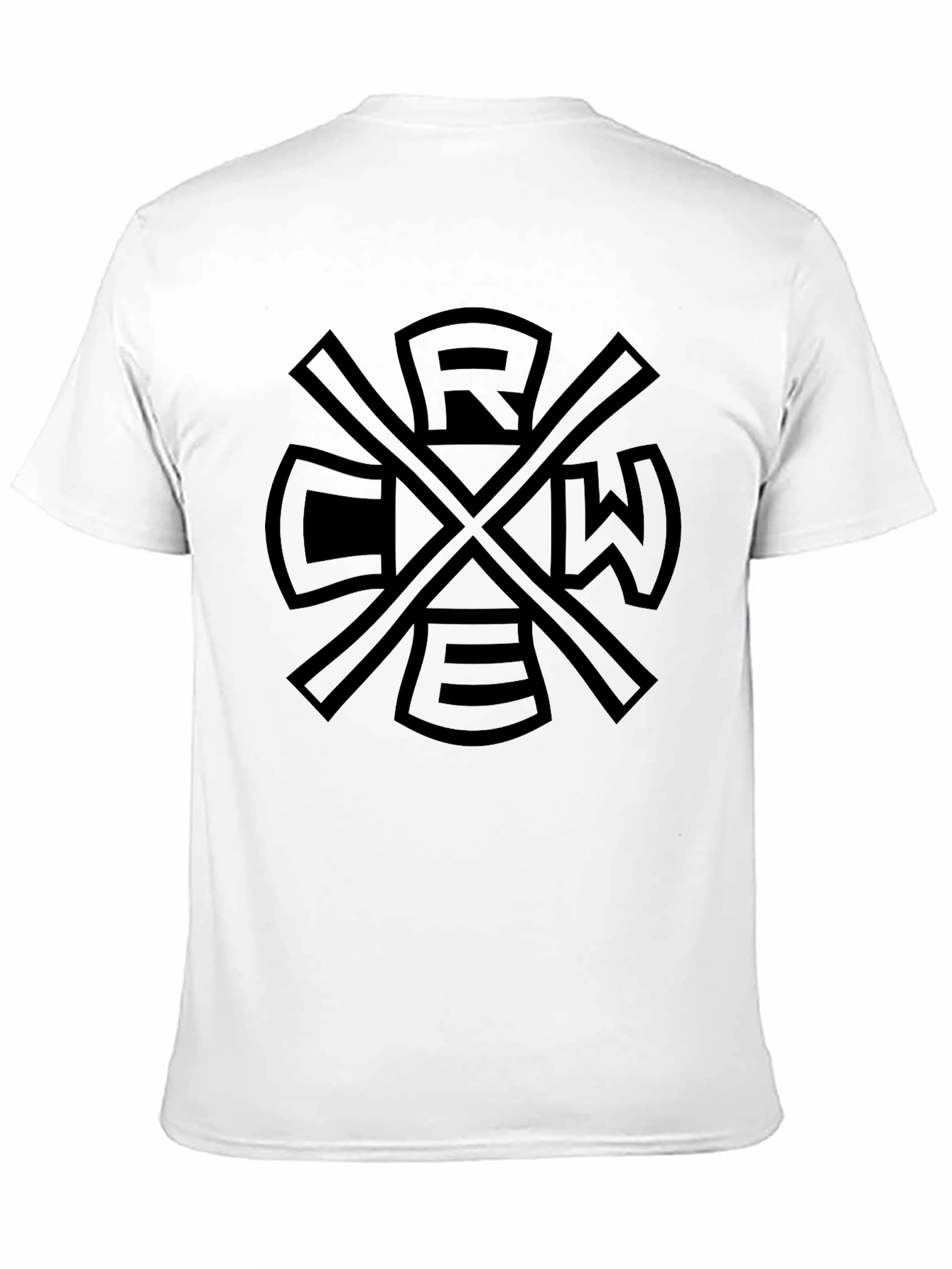 Crew Graphic Tee - Black Cotton Blend