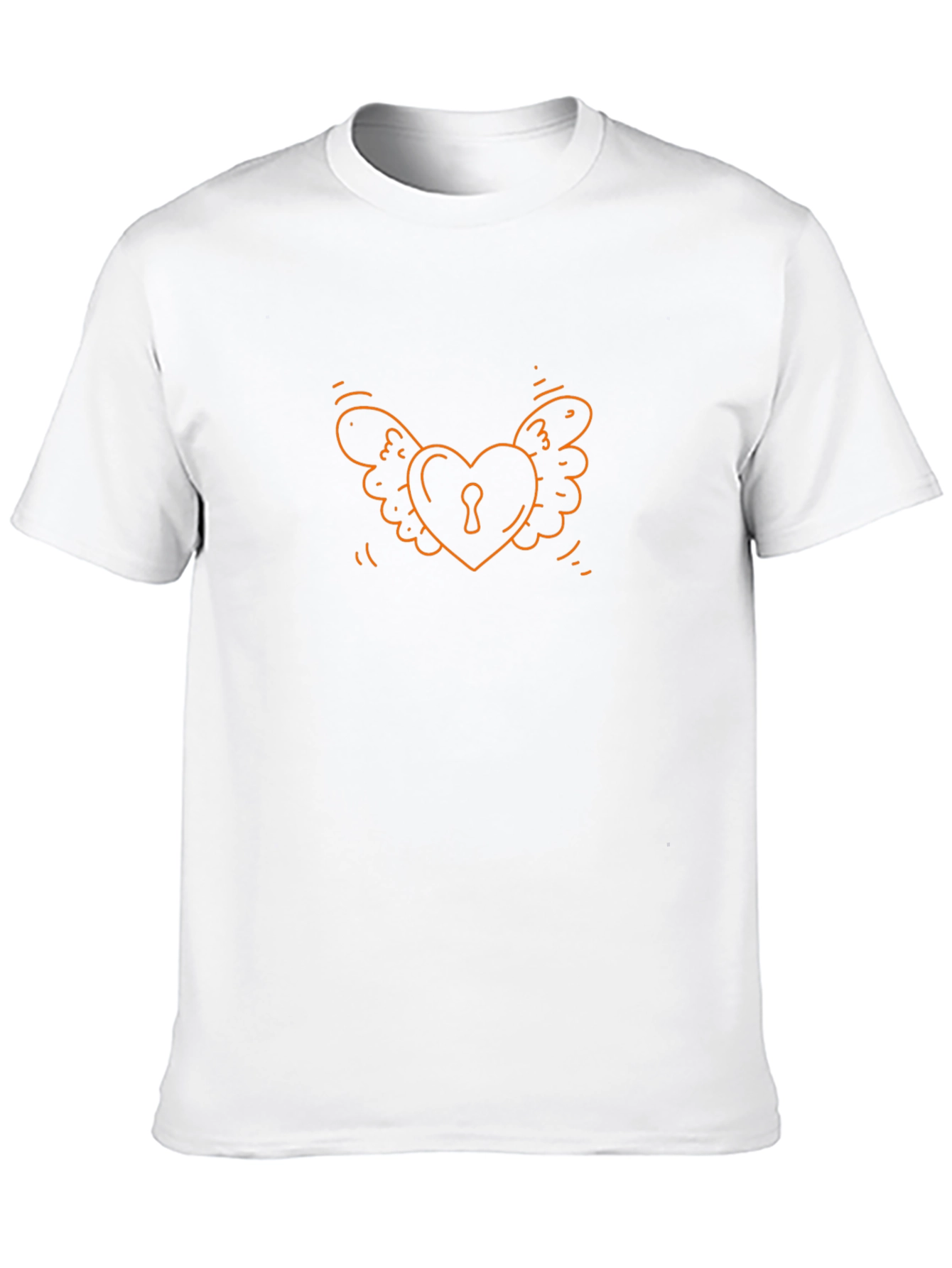Heart Lock & Wings Graphic Tee