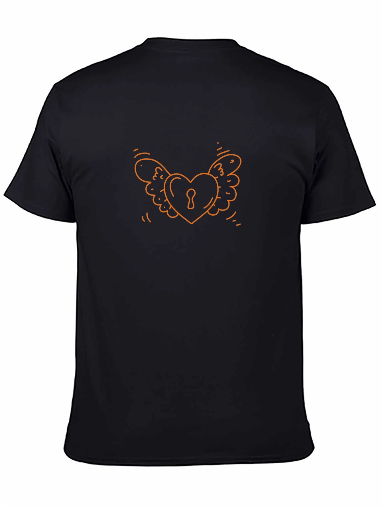 Heart Lock & Wings Graphic Tee