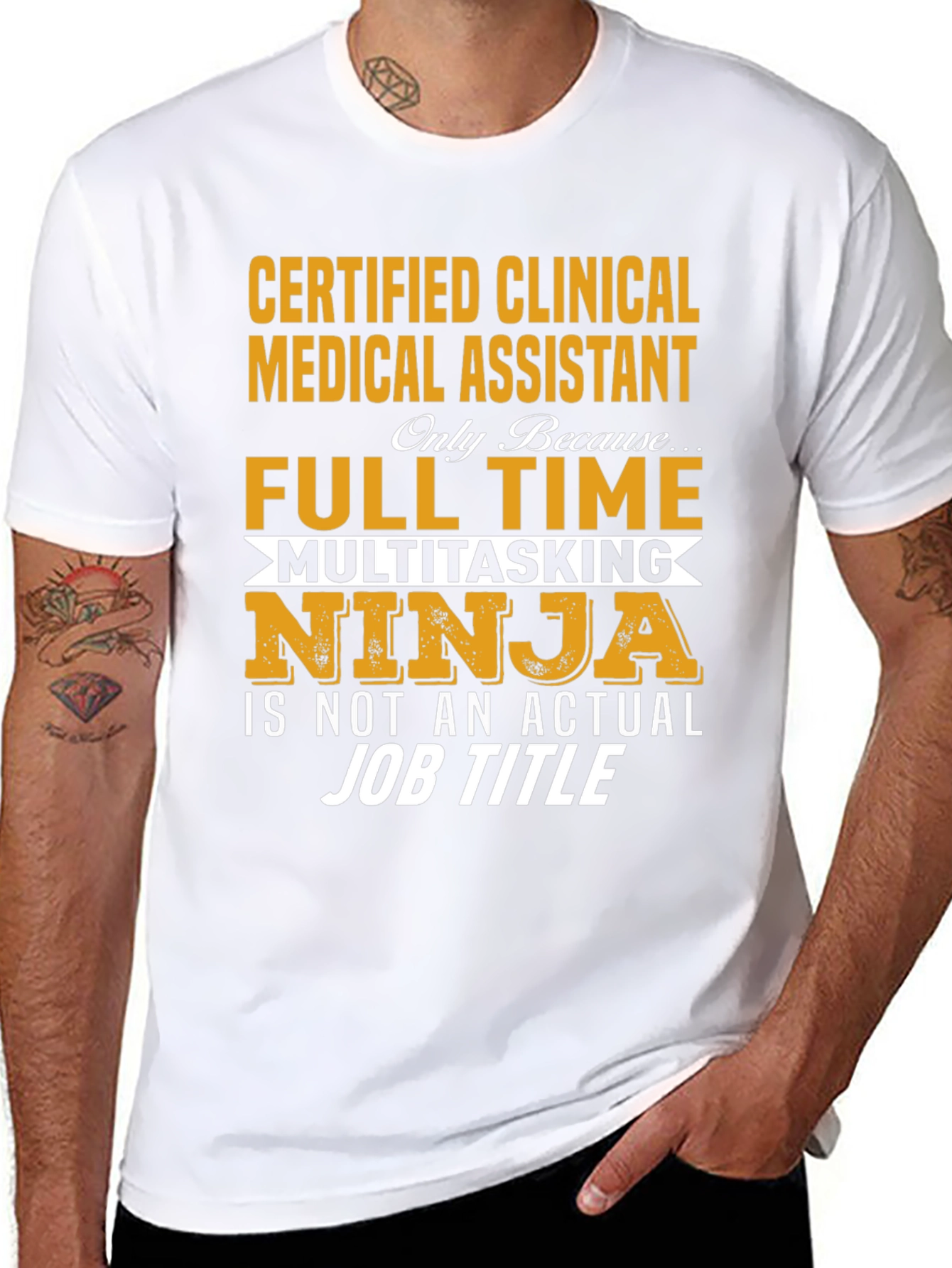 Certified Clinical Medical Assistant Novelty T-Shirt