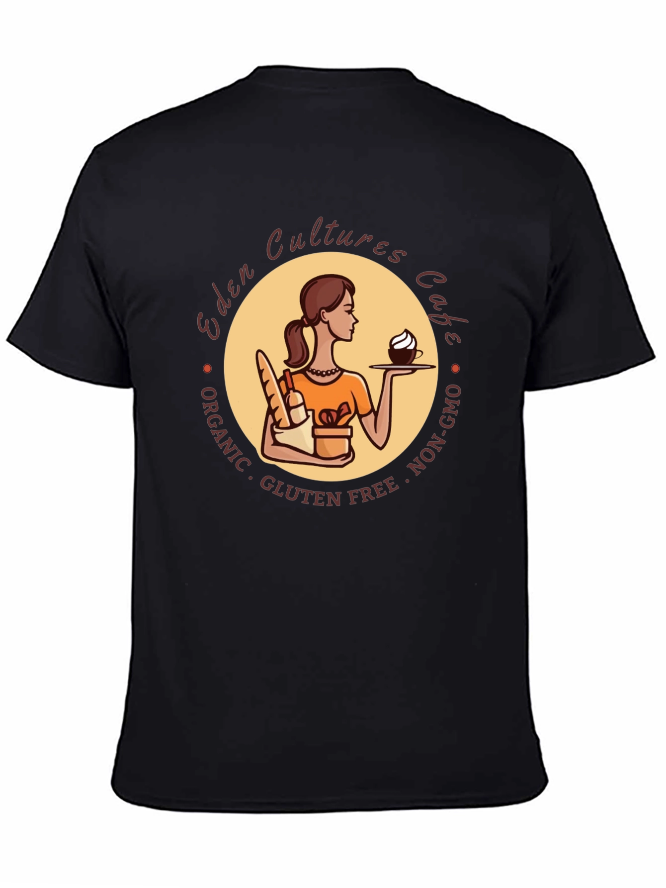 Eden Cultures Cafe Graphic T-Shirt