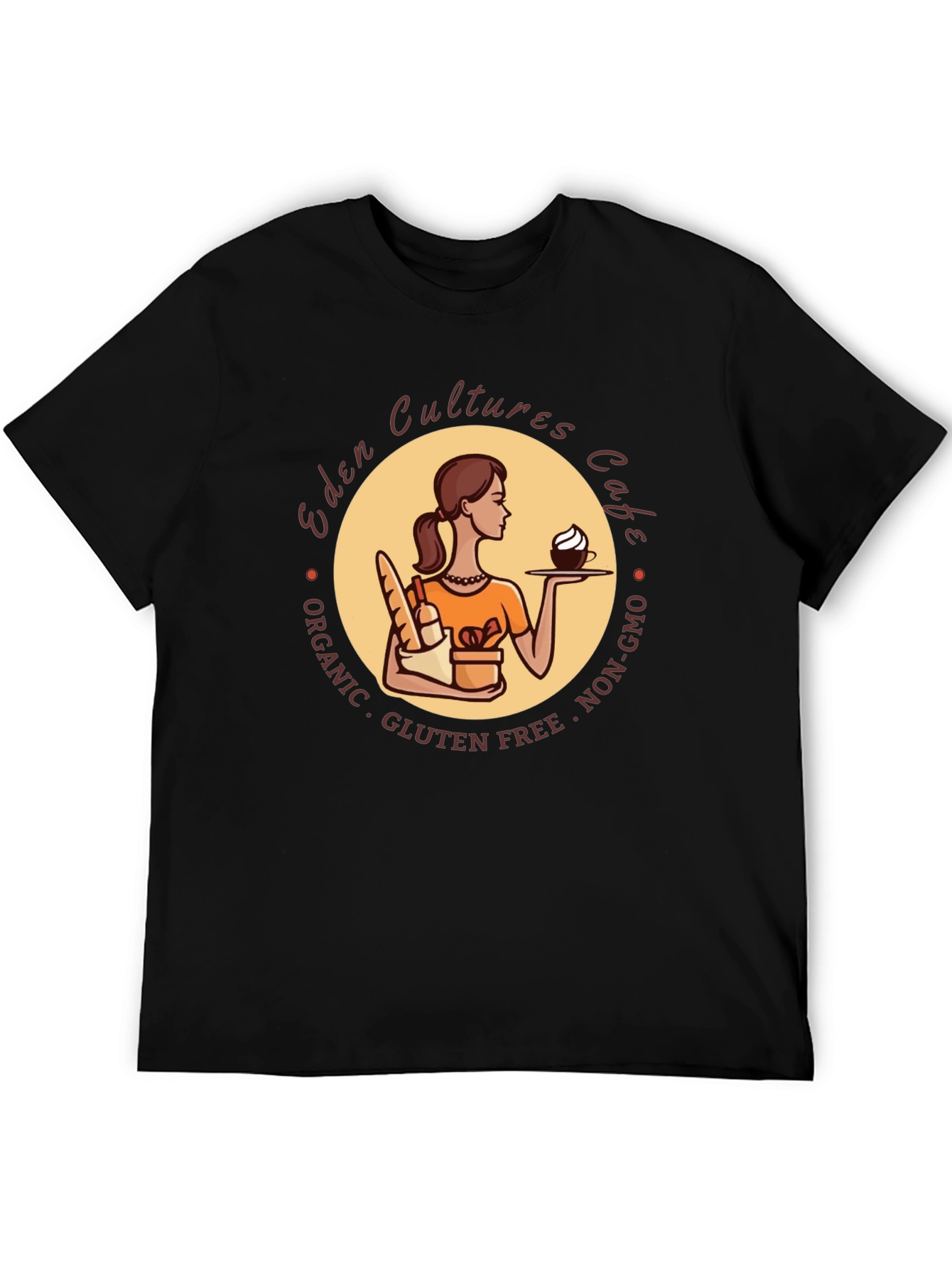 Eden Cultures Cafe Graphic T-Shirt