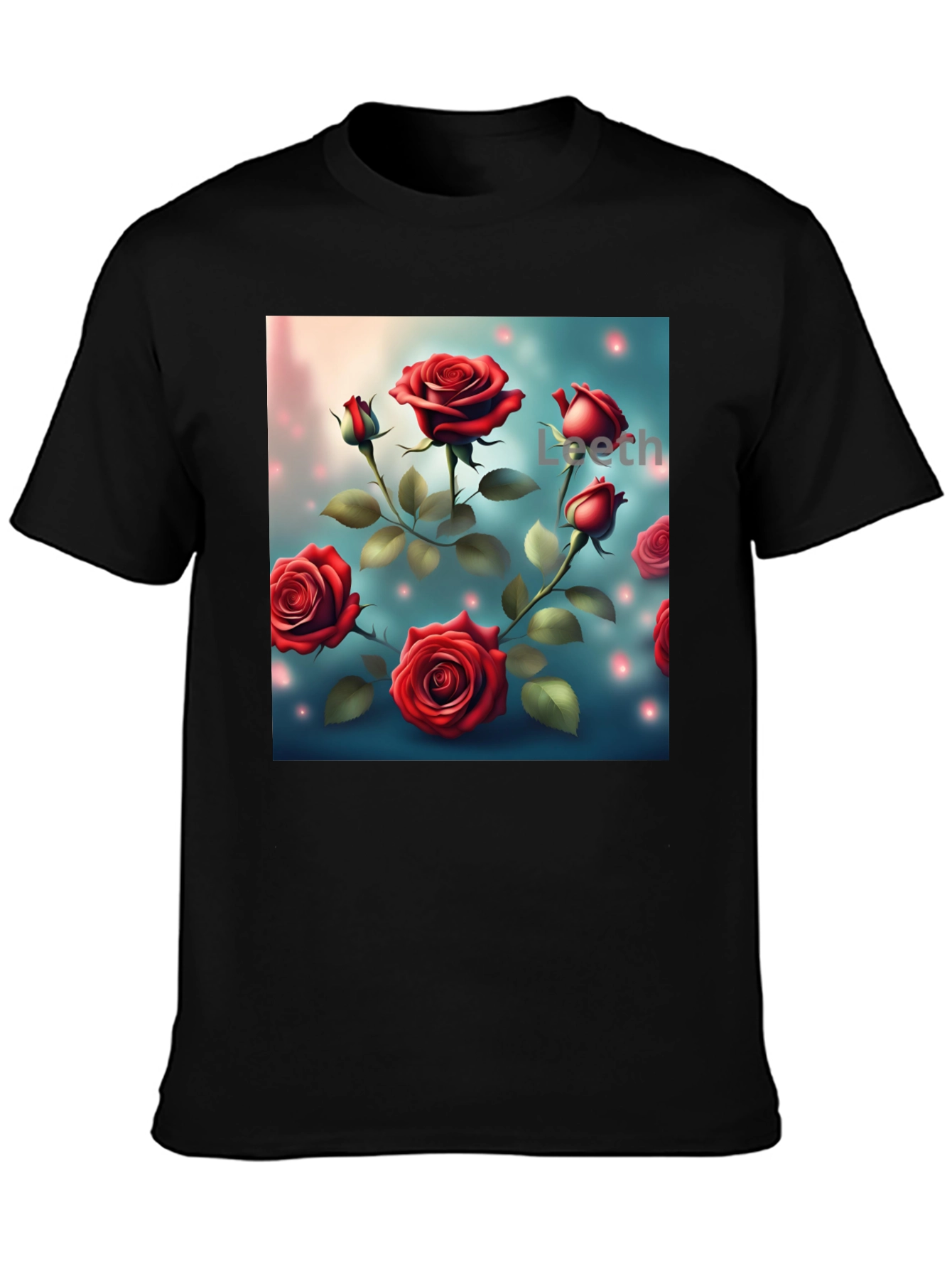 Rose Print T-Shirt - Floral Graphic Tee