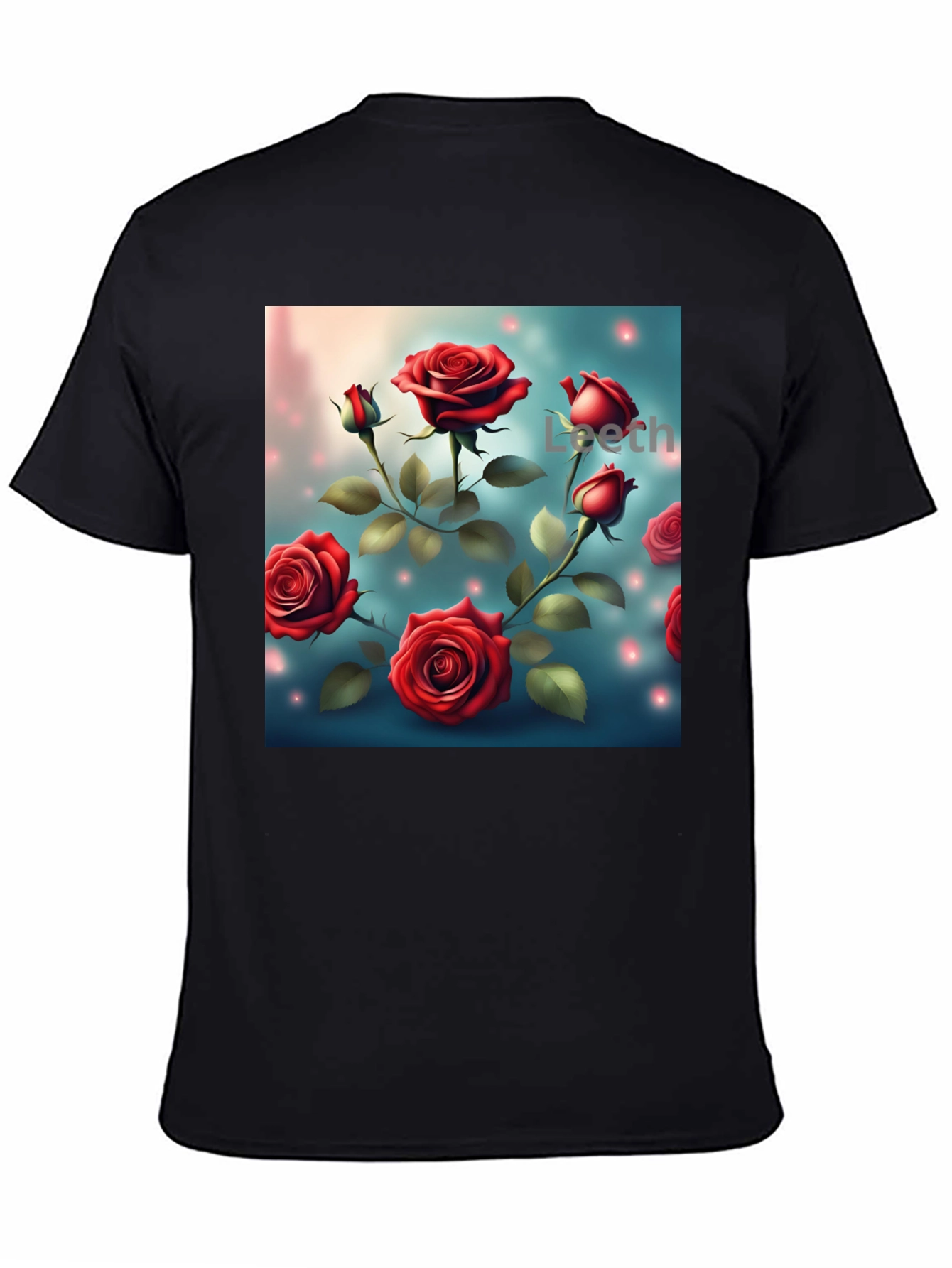 Rose Print T-Shirt - Floral Graphic Tee