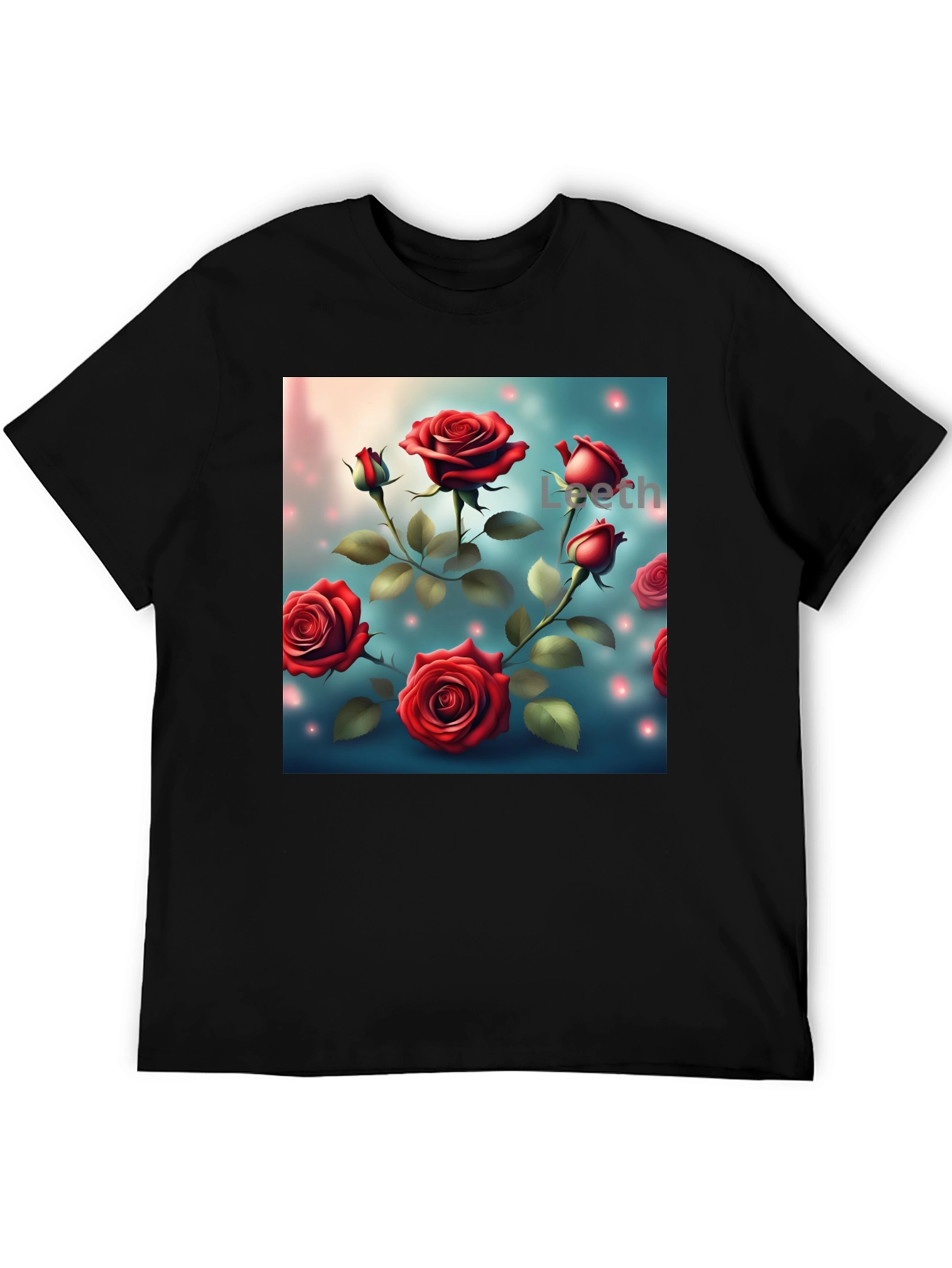 Rose Print T-Shirt - Floral Graphic Tee