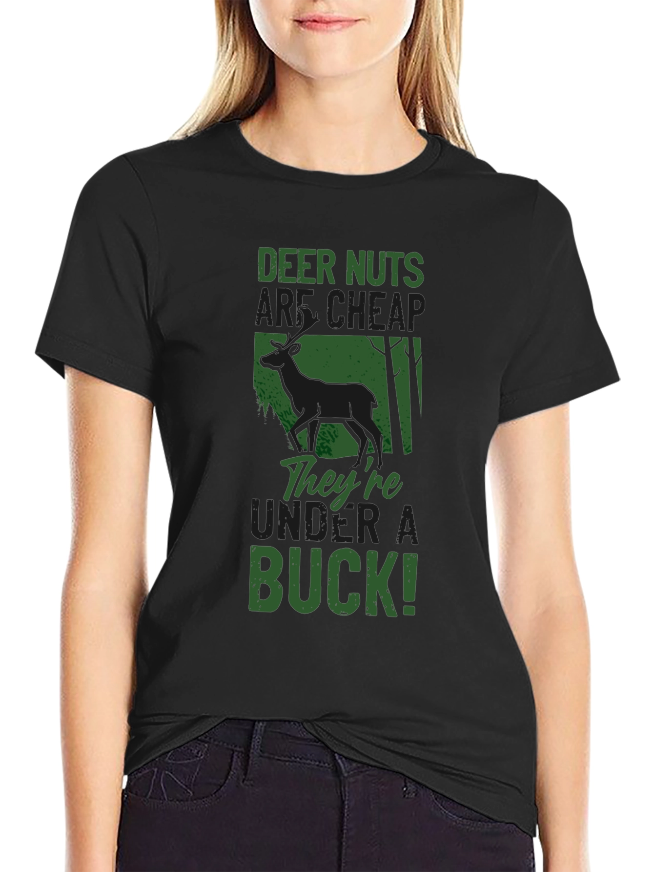 Deer Nuts Joke Graphic Tee