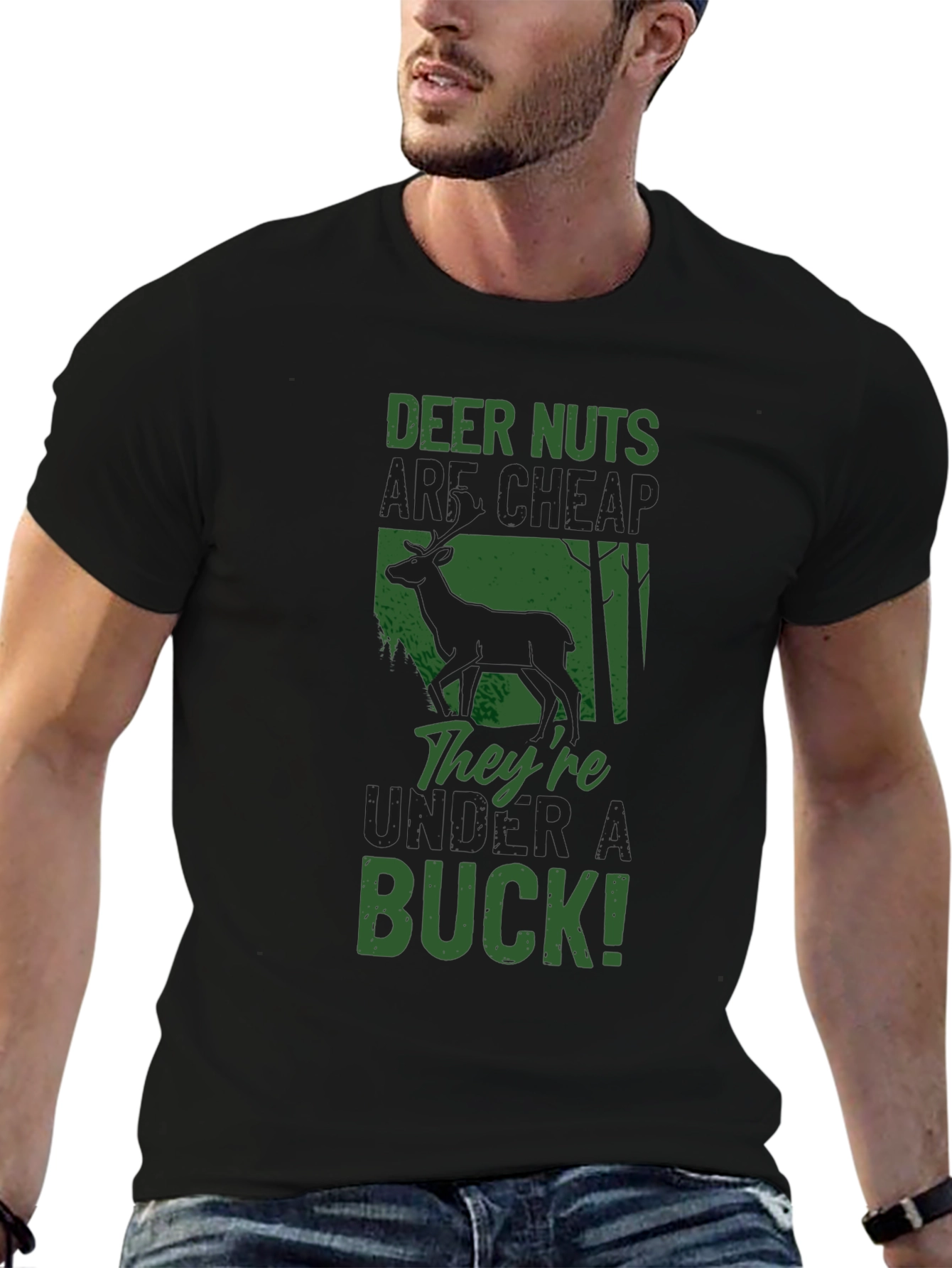Deer Nuts Joke Graphic Tee