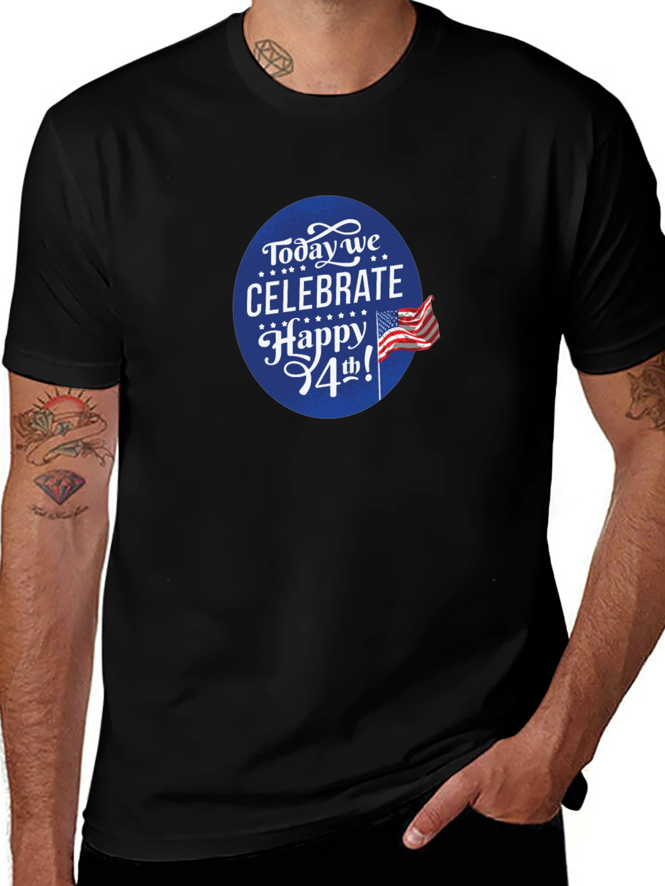 Celebrate 4th T-Shirt - Patriotic Style