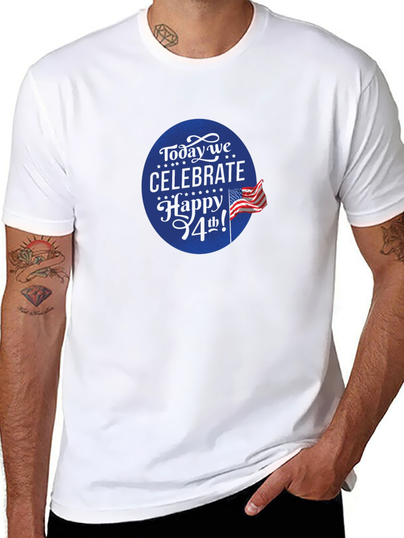 Celebrate 4th T-Shirt - Patriotic Style