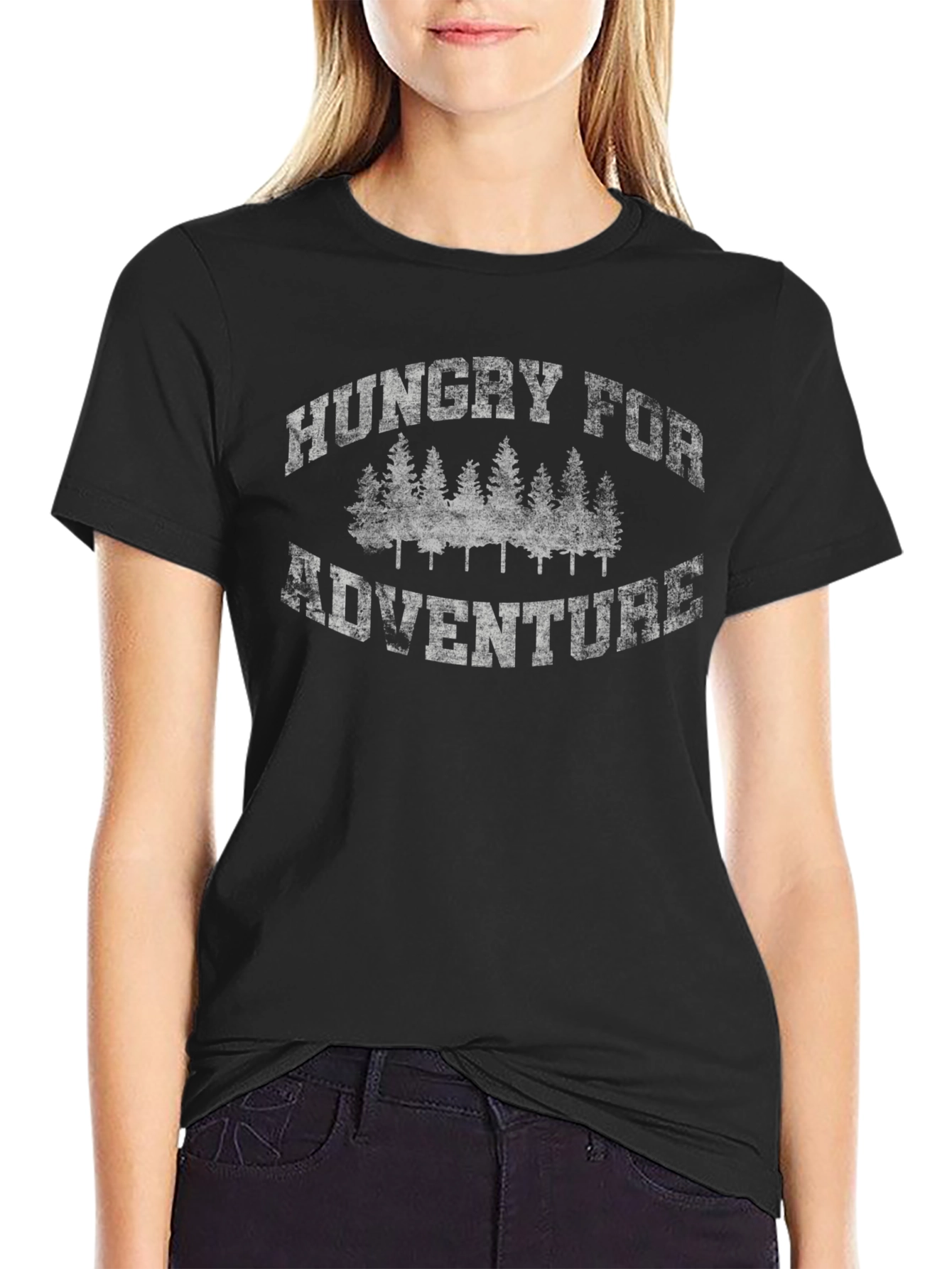 Hungry For Adventure T-Shirt - Forest Design