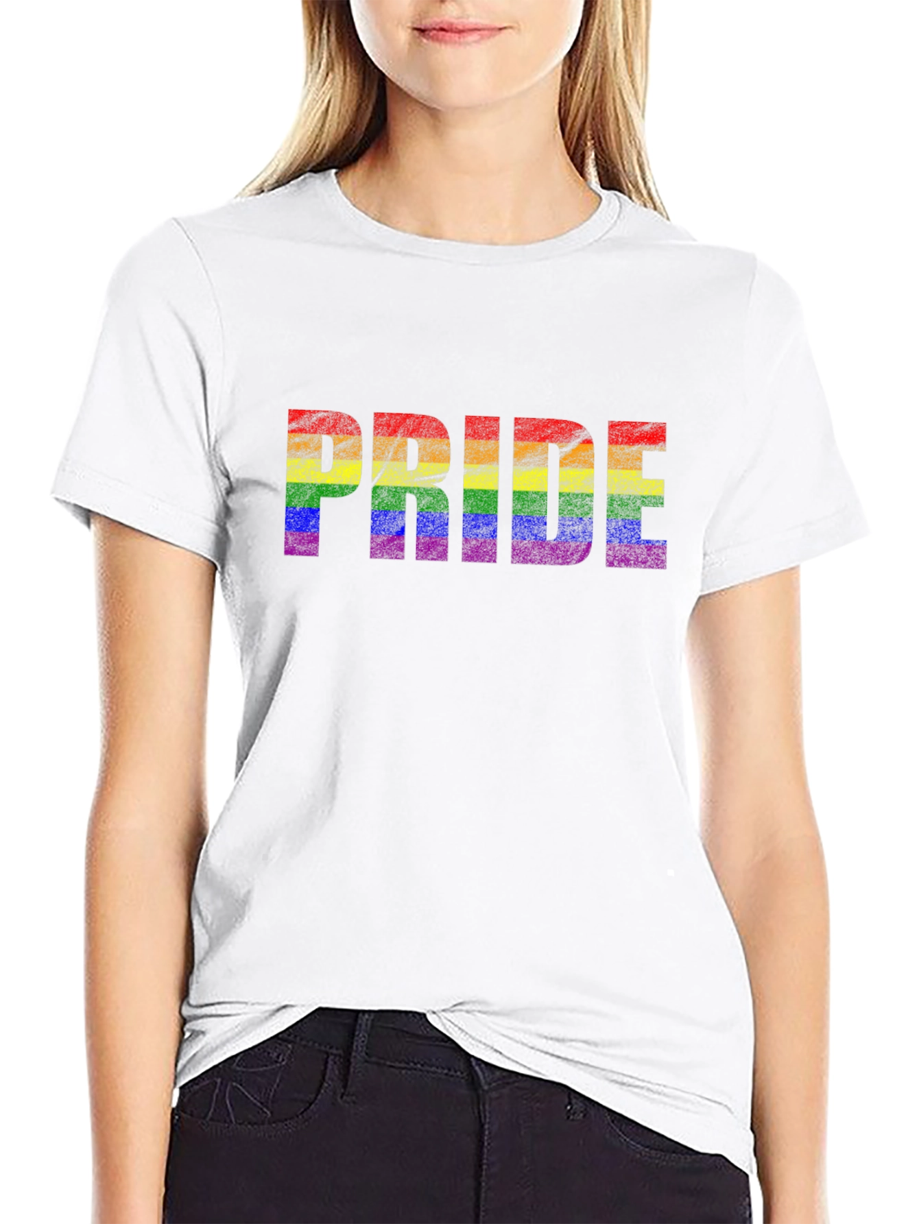 Pride Rainbow T-Shirt - Bold LGBTQ+ Graphic Tee