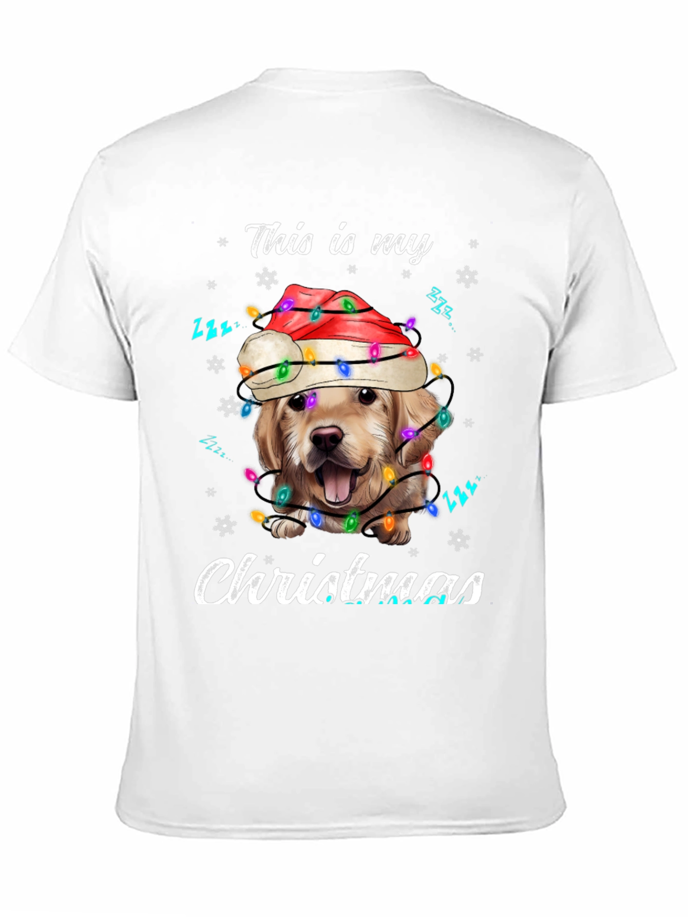 Christmas Dog T-Shirt: Holiday Golden Retriever Tee