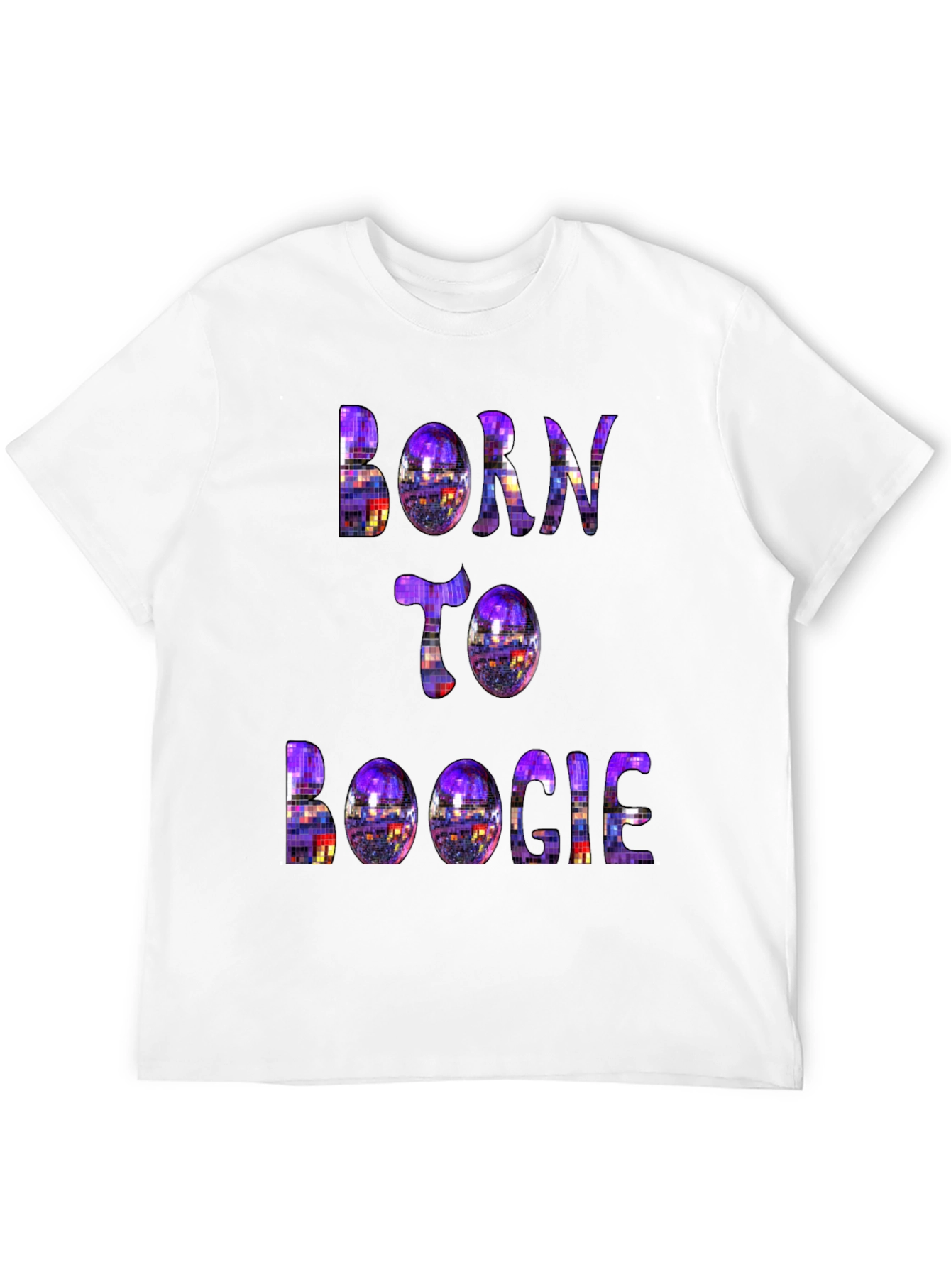 Born to Boogie T-Shirt - Retro Disco Style