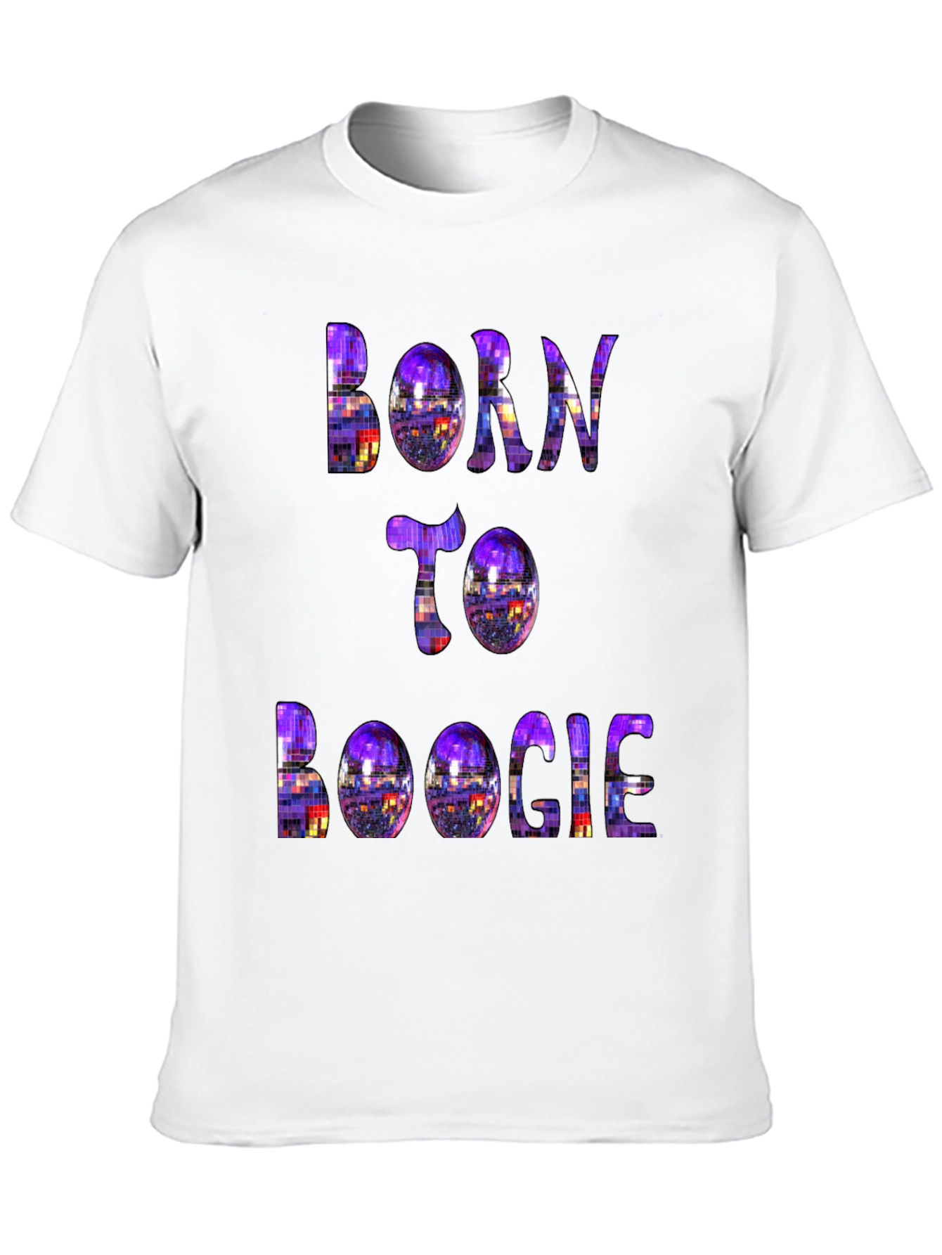 Born to Boogie T-Shirt - Retro Disco Style