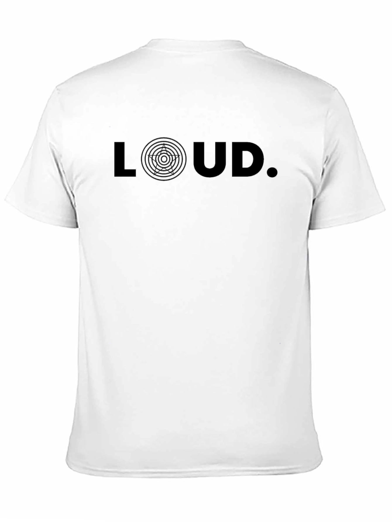 LOUD Graphic Print Black T-Shirt - Stylish & Modern
