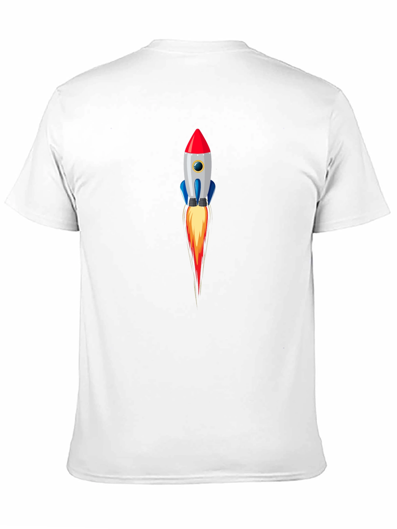 Rocket Launch Graphic Tee - Stylish Black T-Shirt