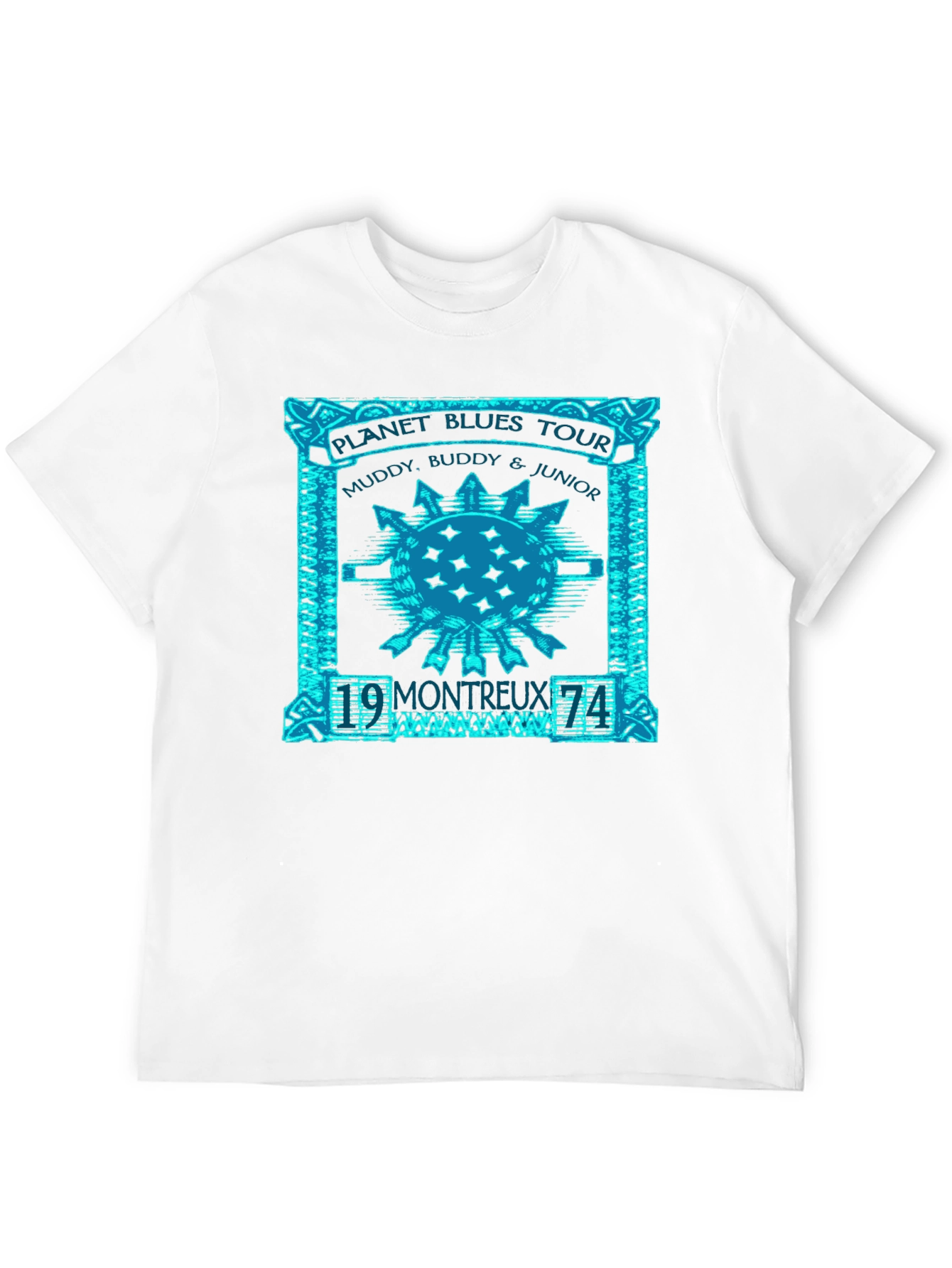 Planet Blues Tour Graphic T-Shirt - Black