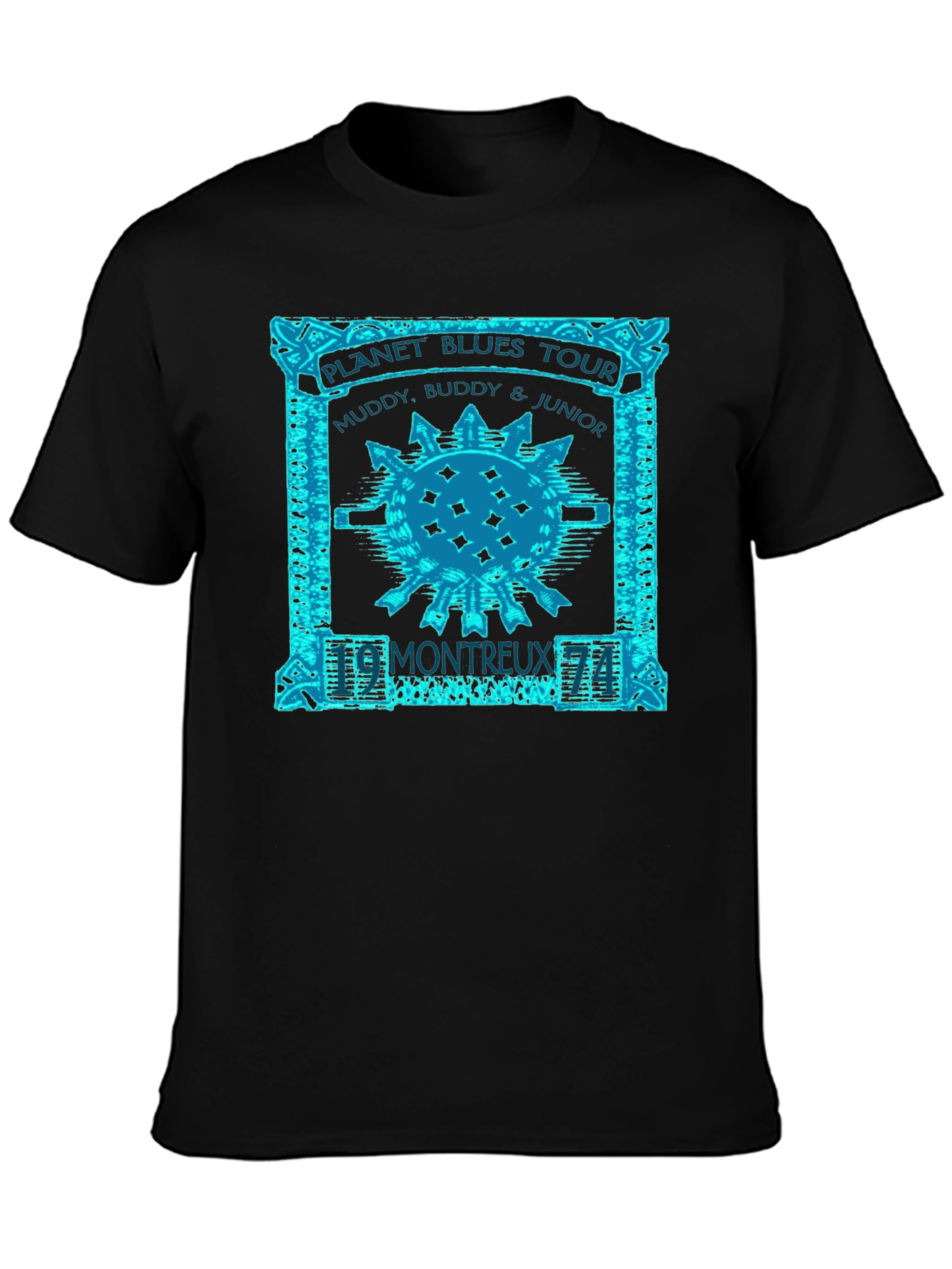 Planet Blues Tour Graphic T-Shirt - Black