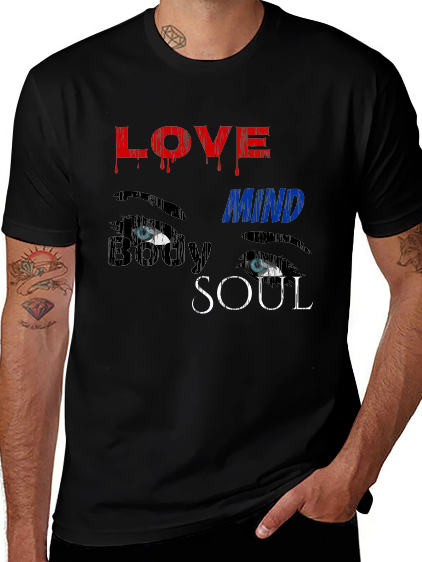Love Mind Body Soul Graphic Tee