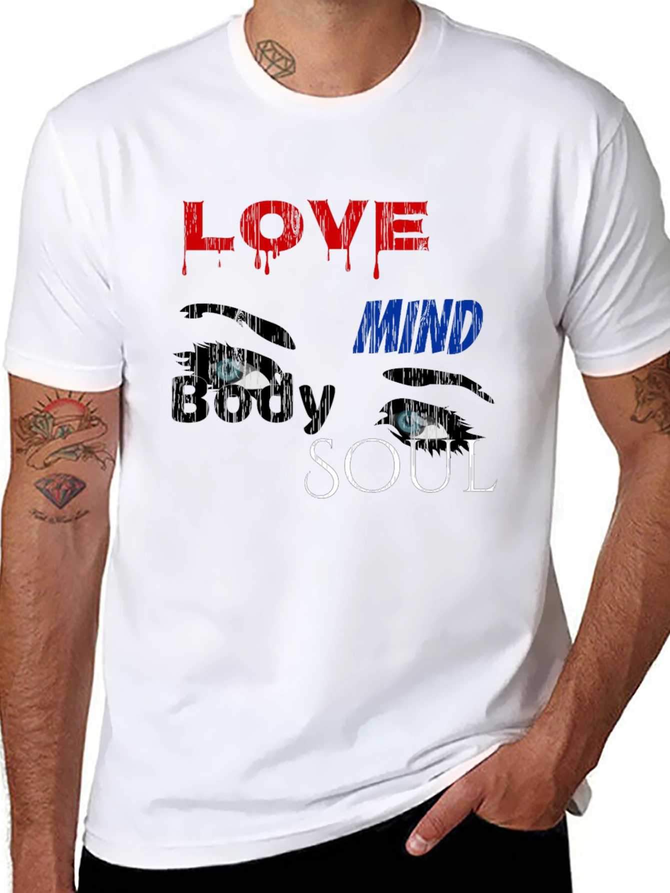 Love Mind Body Soul Graphic Tee