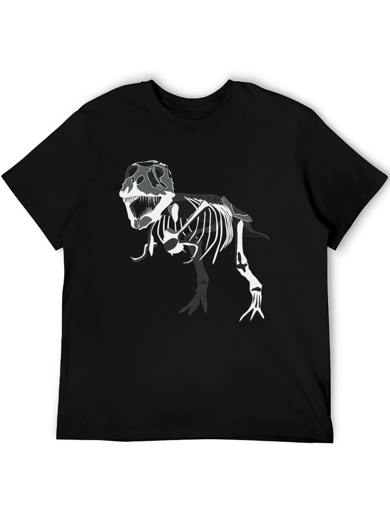 Dinosaur Skeleton Graphic T-Shirt