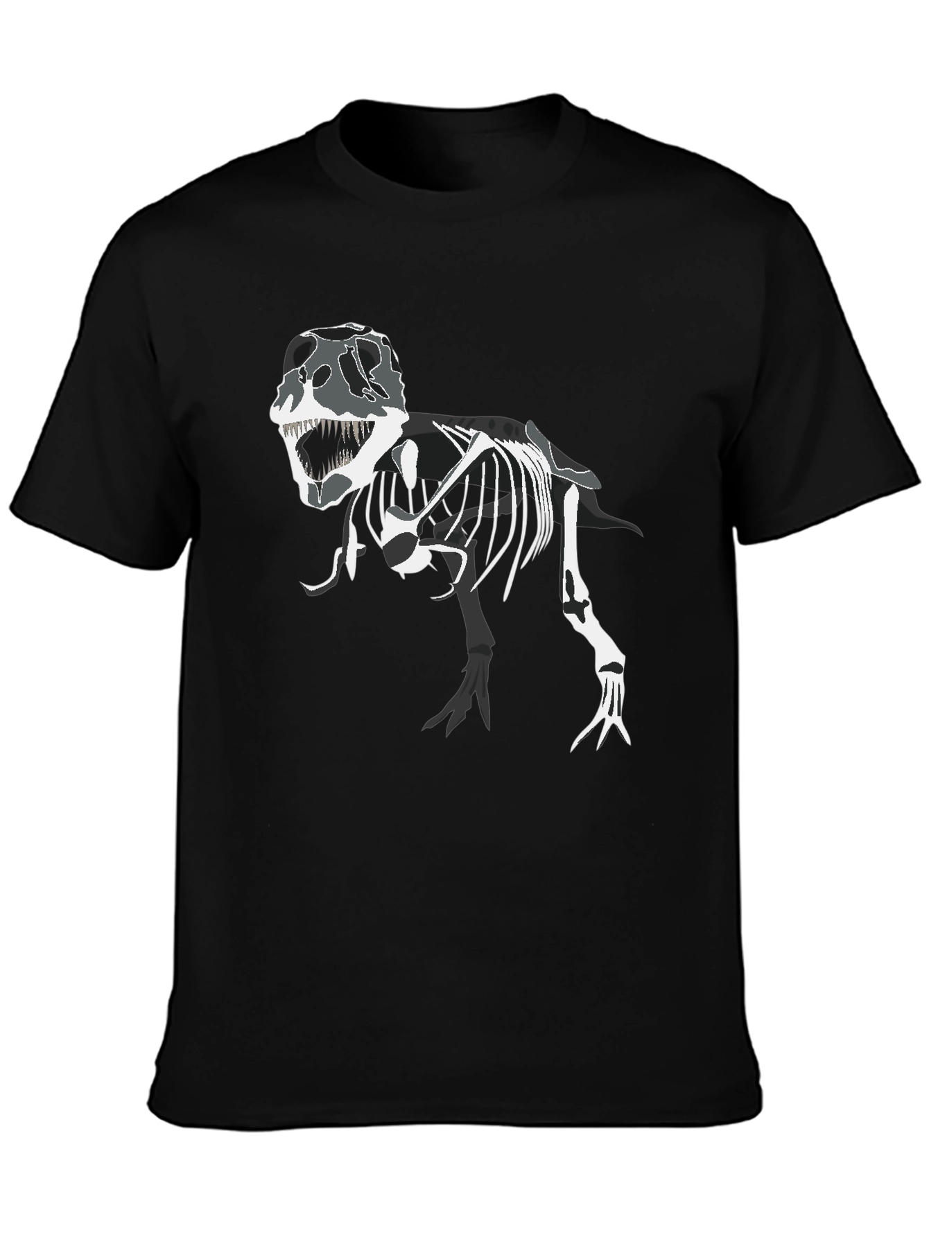 Dinosaur Skeleton Graphic T-Shirt