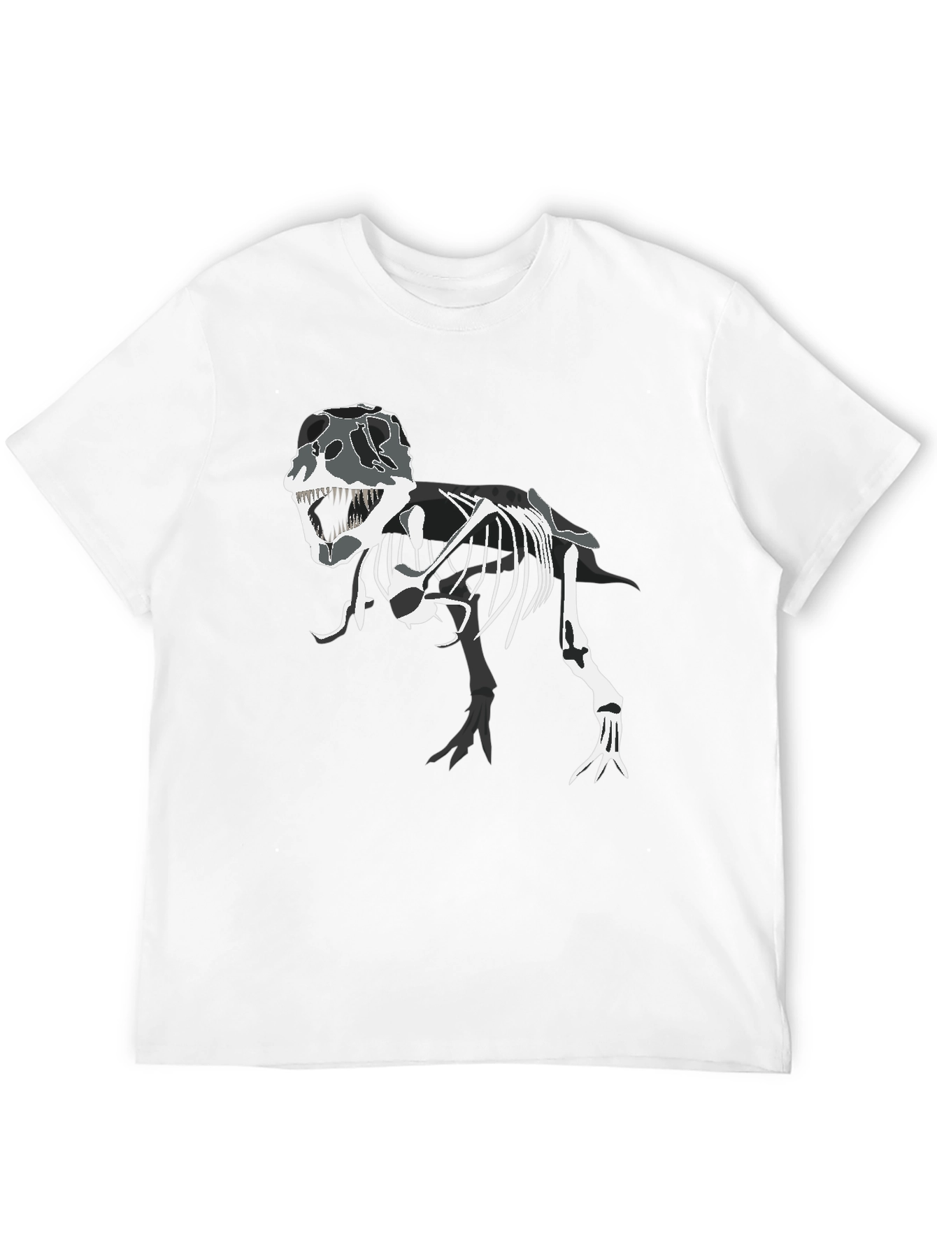 Dinosaur Skeleton Graphic T-Shirt