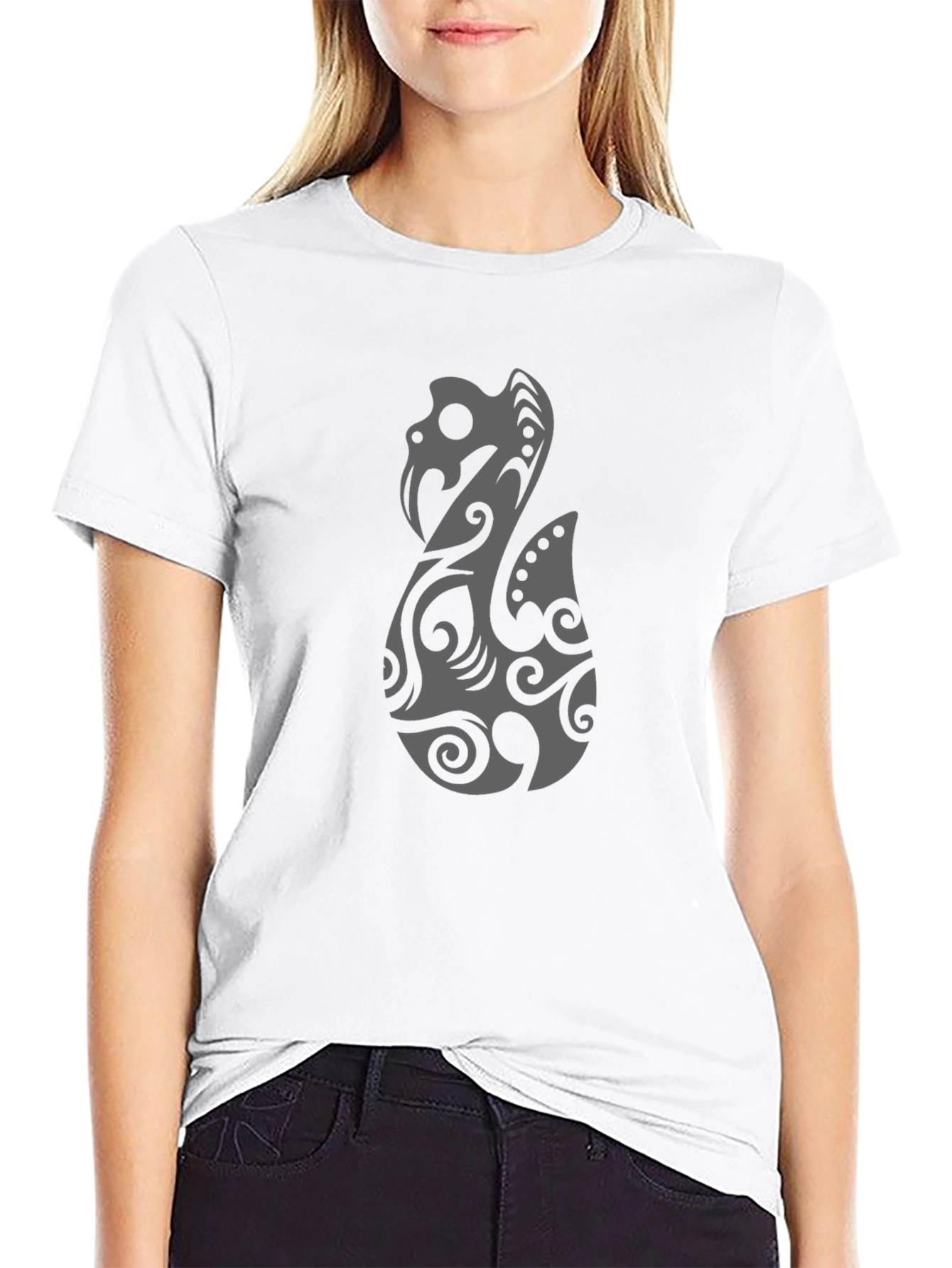 Tribal Hook Graphic T-Shirt