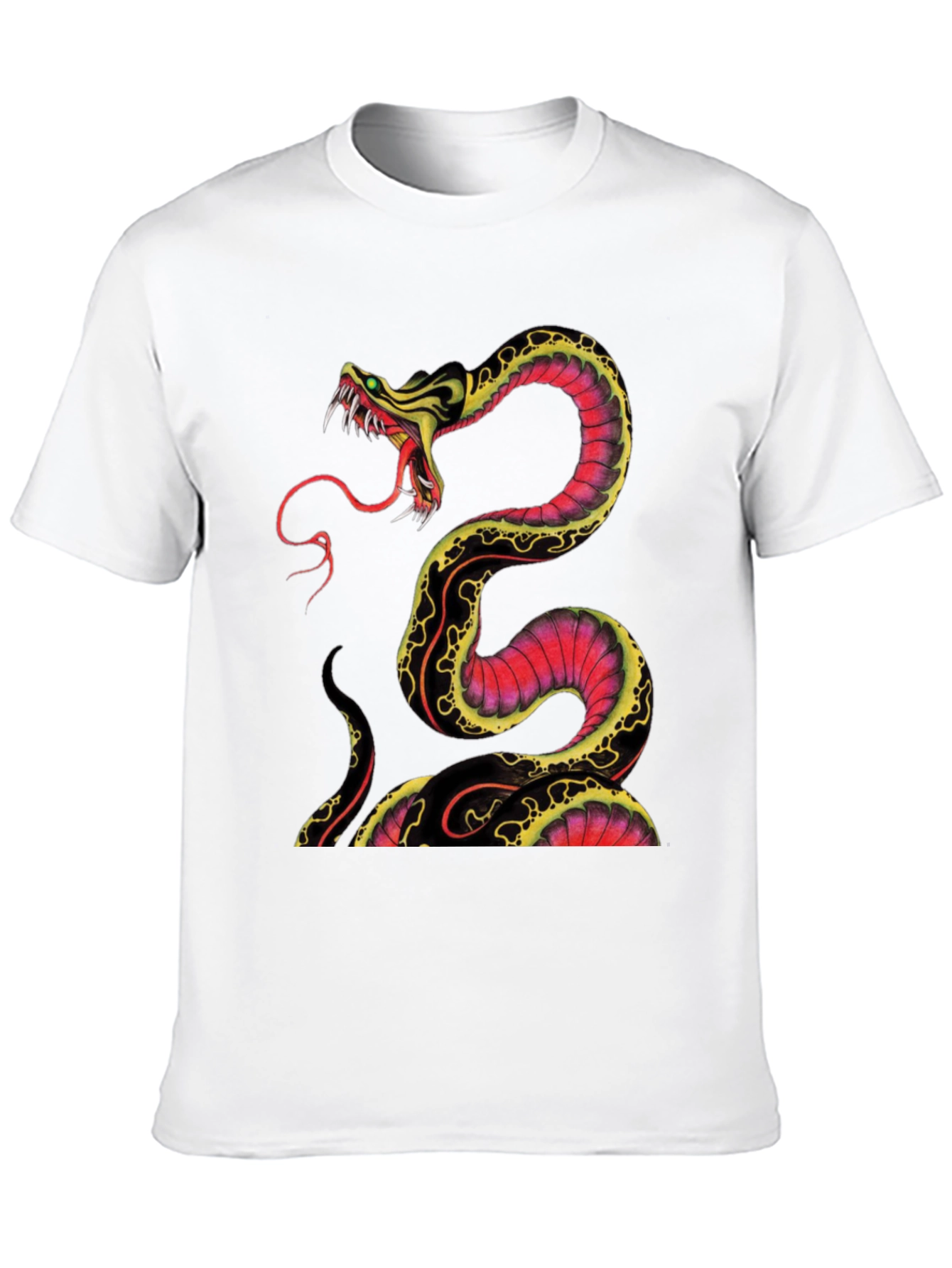 Snake Graphic Tee - Bold & Edgy Design