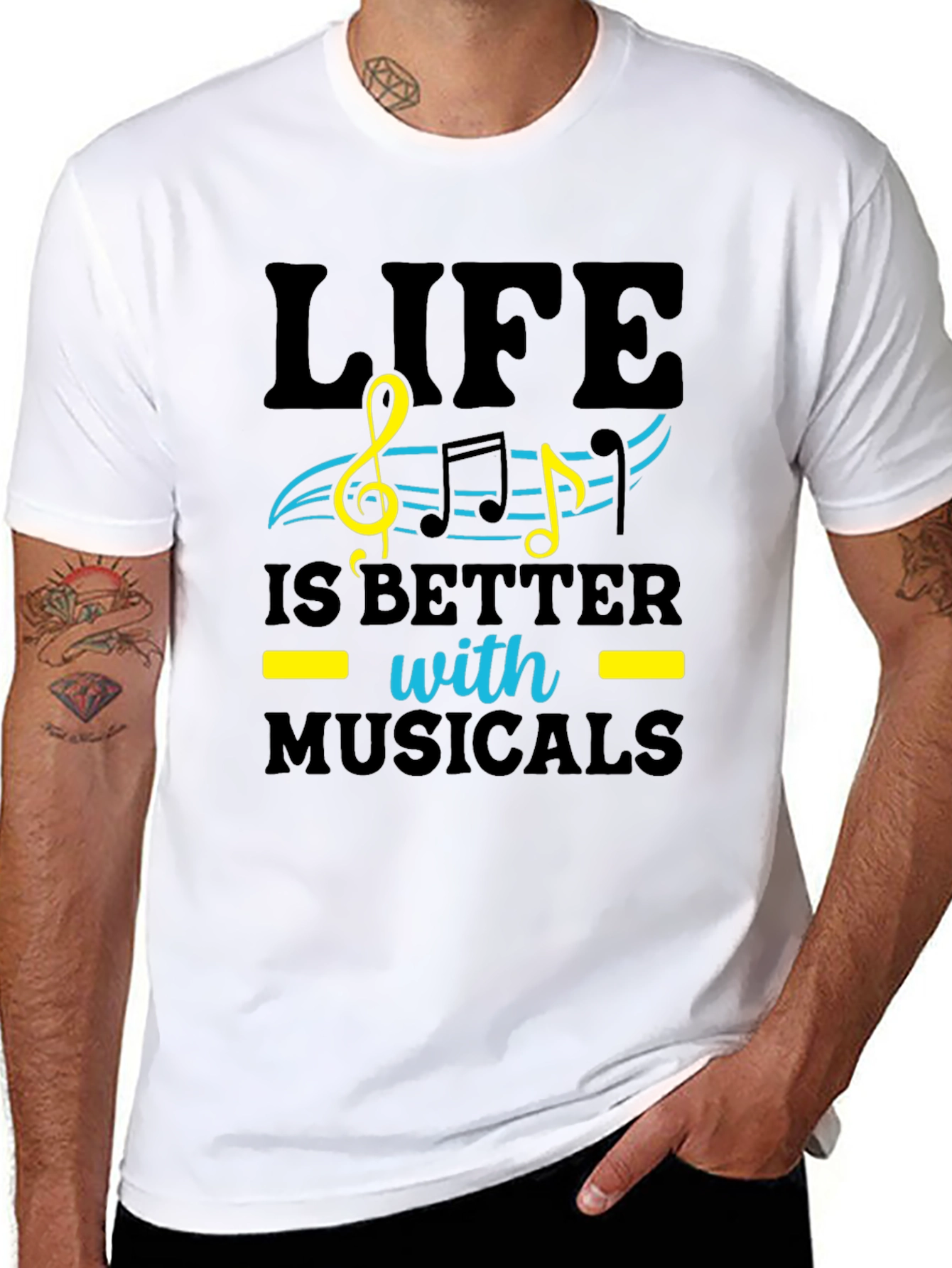 Life Is Better With Musicals Graphic Tee