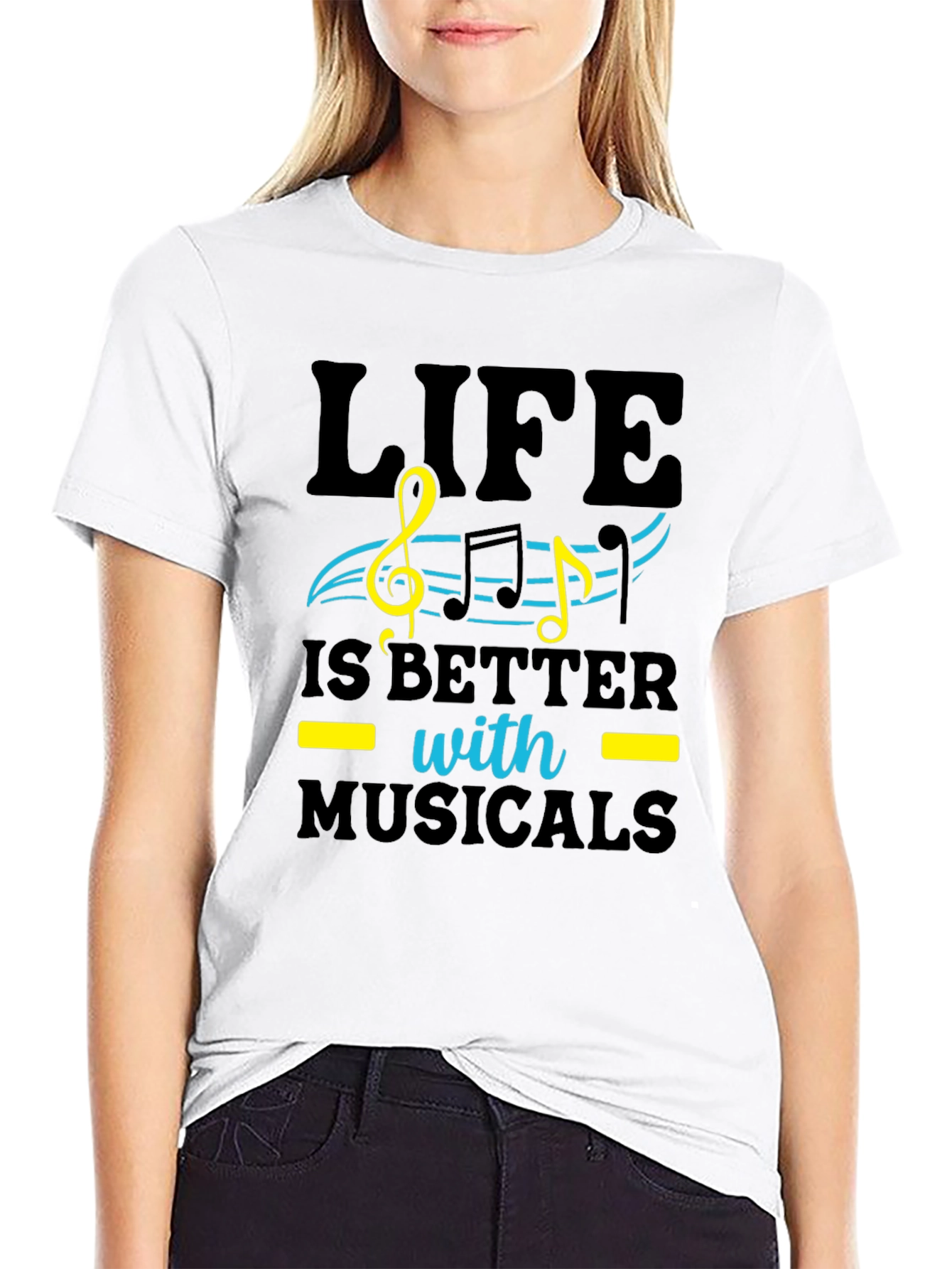Life Is Better With Musicals Graphic Tee