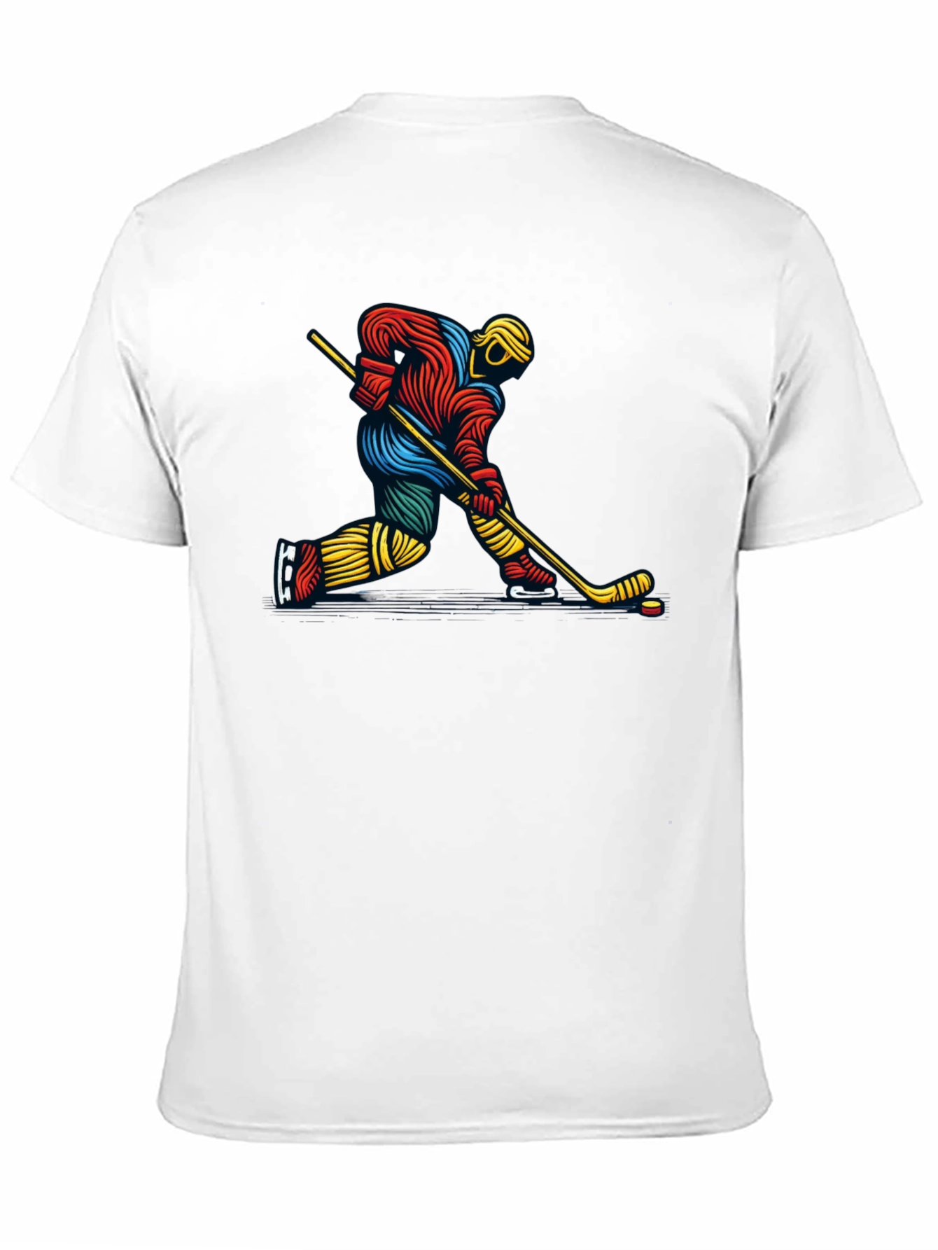 Hockey Player Graphic Tee - Stylish and Unique!