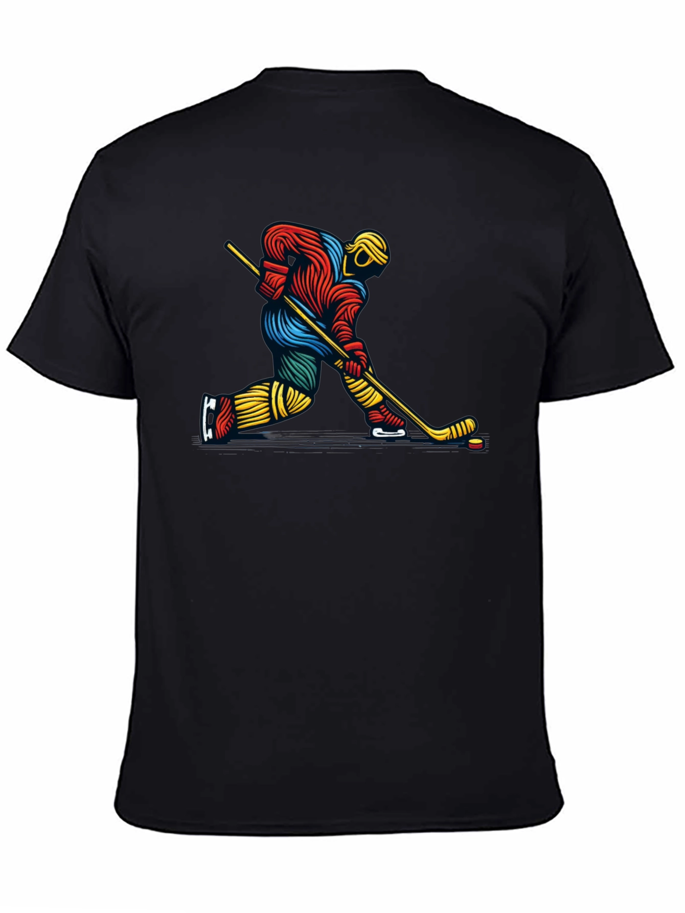 Hockey Player Graphic Tee - Stylish and Unique!