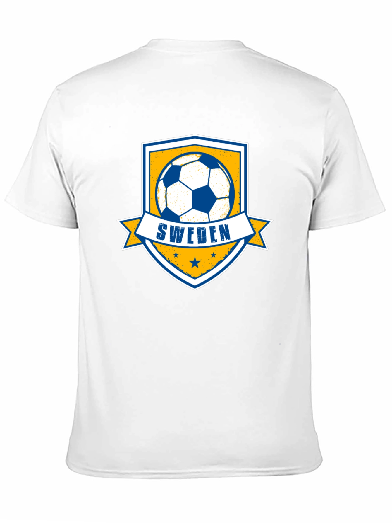 Sweden Soccer T-Shirt - Black Tee