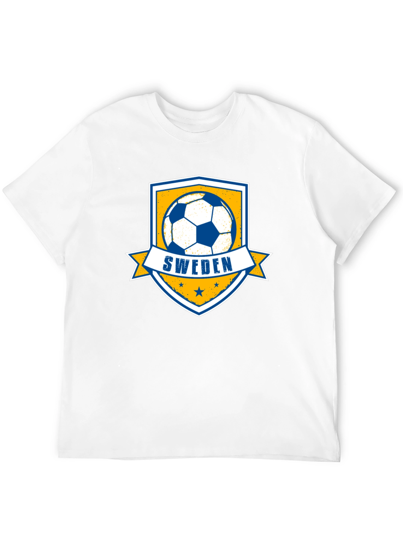 Sweden Soccer T-Shirt - Black Tee