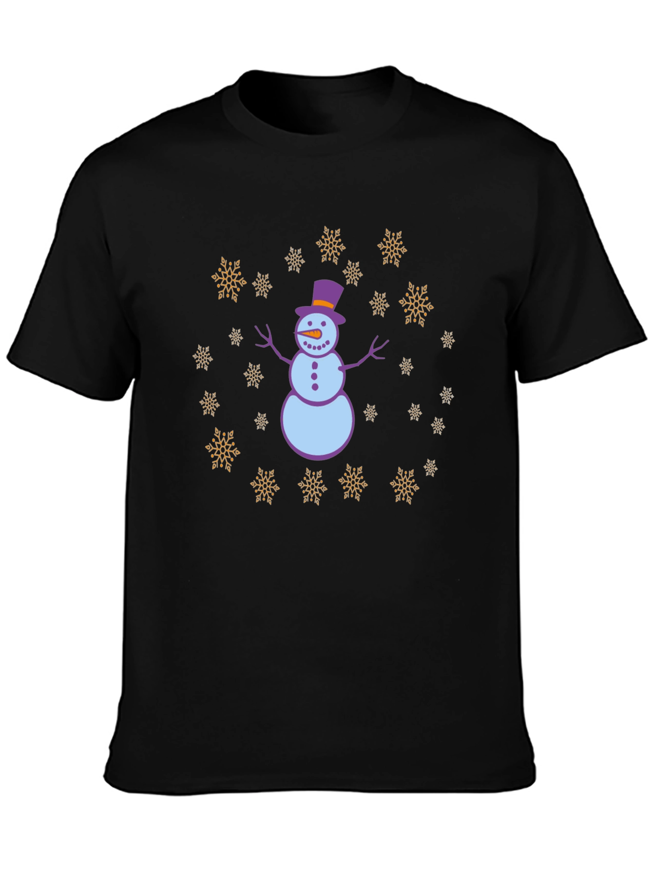 Snowman Graphic Tee - Winter Holiday Shirt