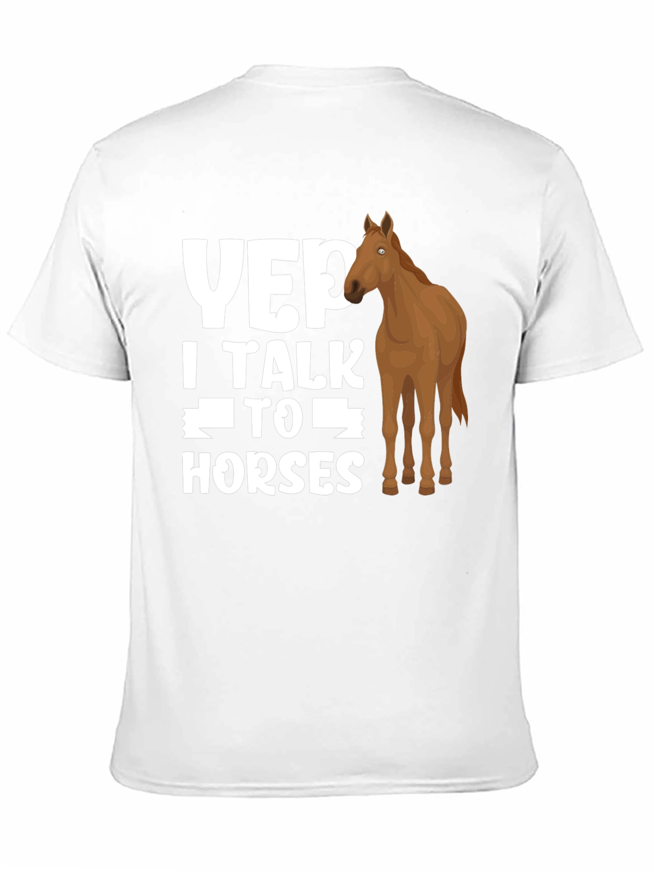 Yep I Talk to Horses Graphic Tee
