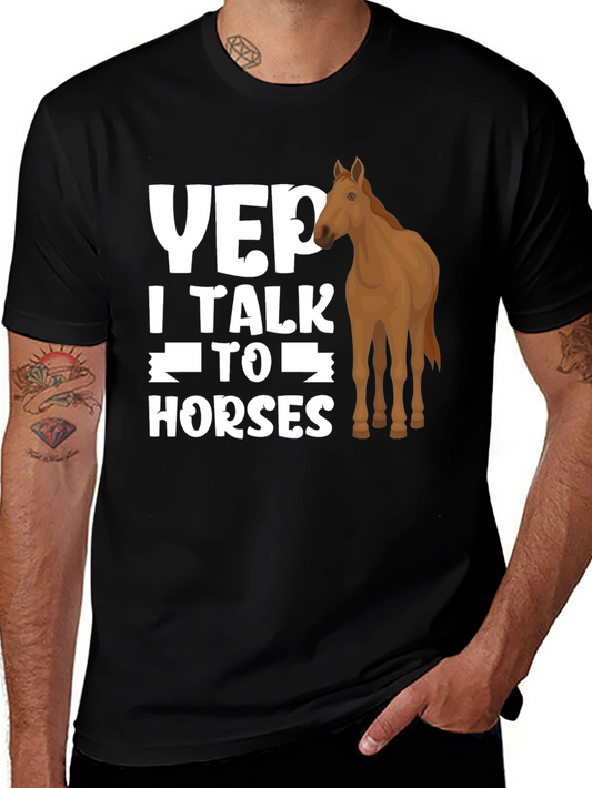 Yep I Talk to Horses Graphic Tee