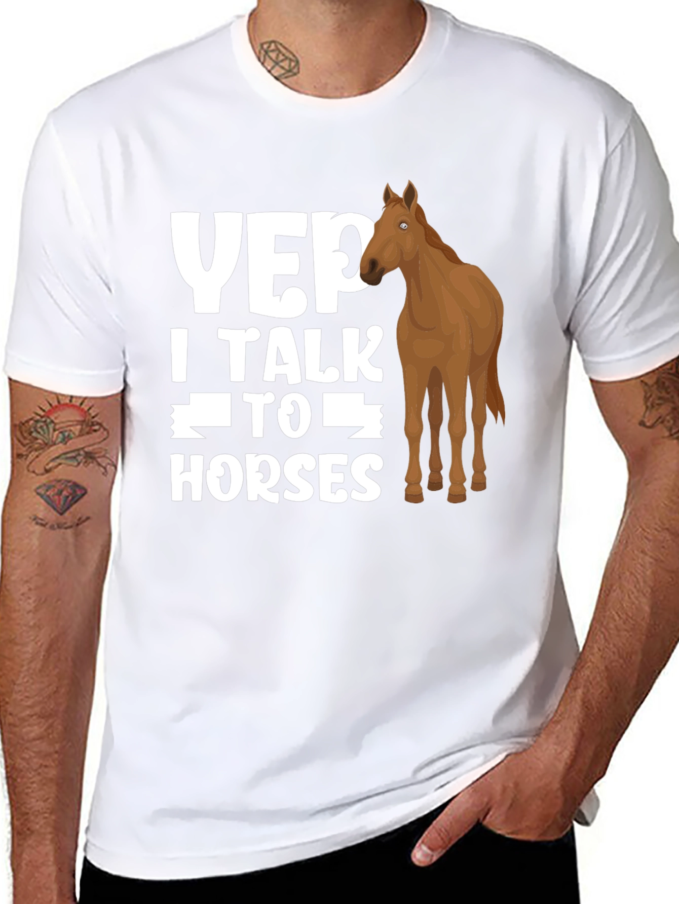 Yep I Talk to Horses Graphic Tee