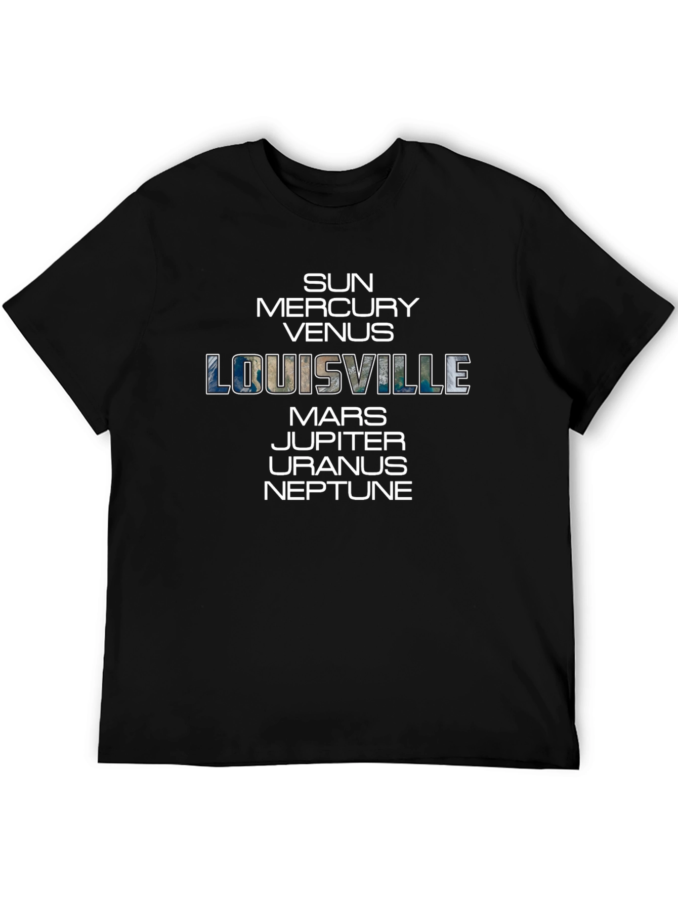 Planets T-Shirt - Sun Mercury Venus Louisville Mars