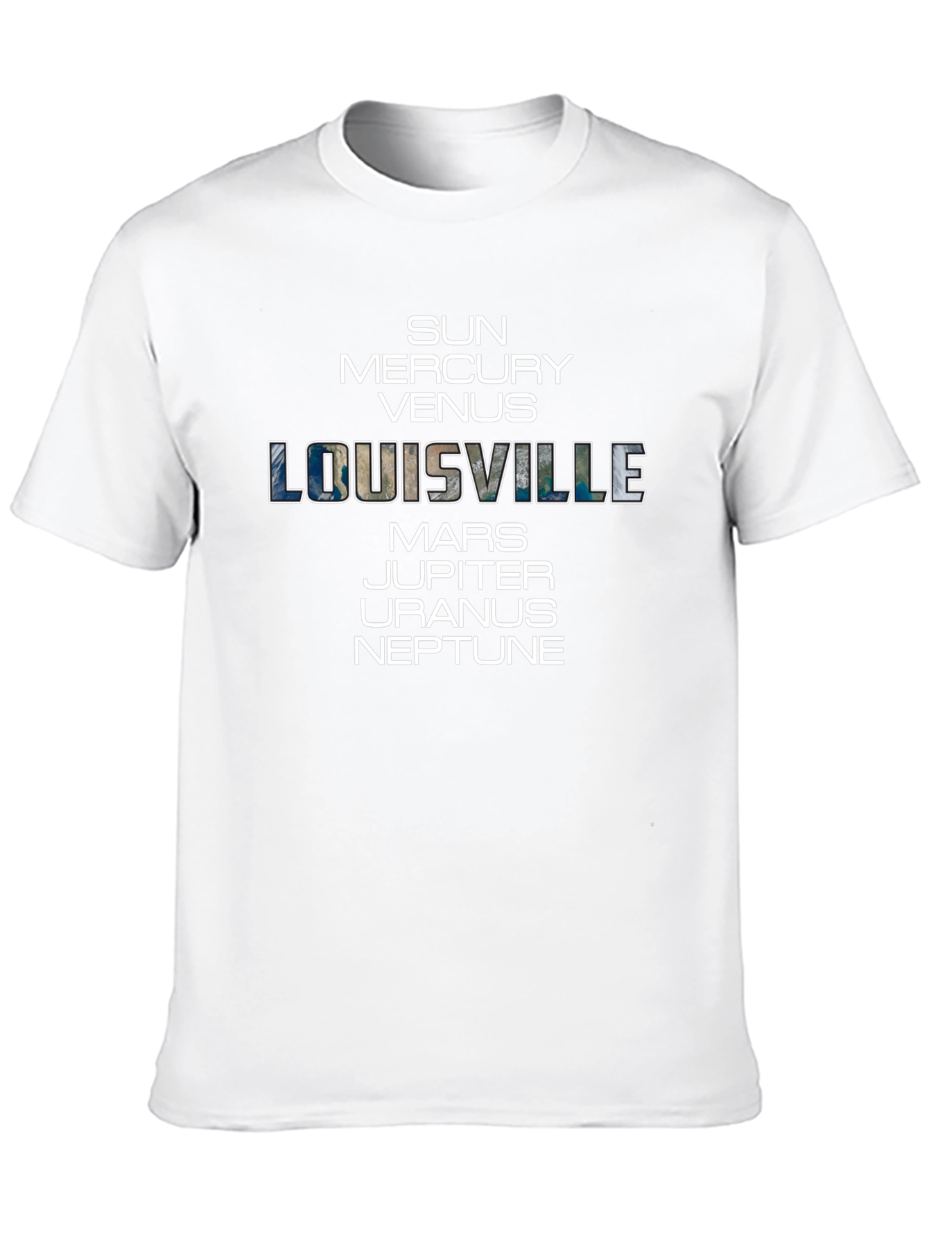 Planets T-Shirt - Sun Mercury Venus Louisville Mars