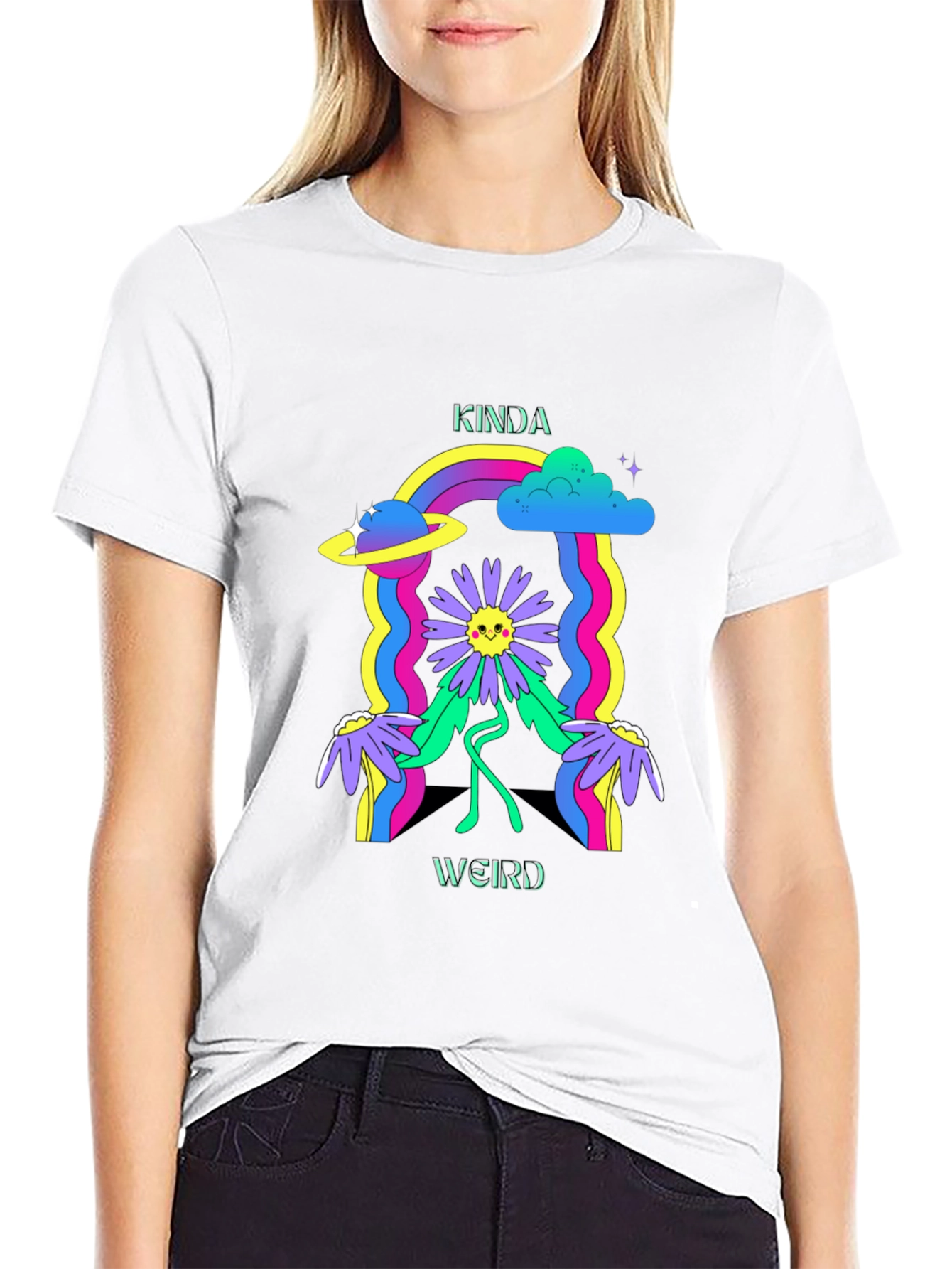 Kinda Weird Graphic Tee - Retro Style