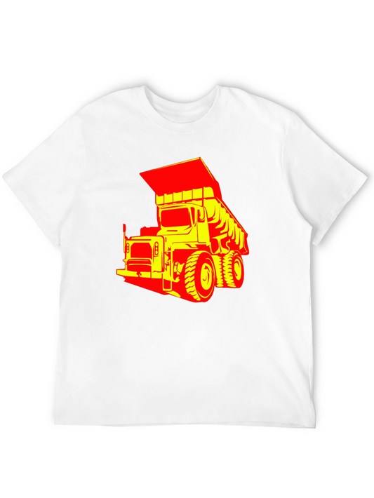 Bold Graphic Tee - Dump Truck Design