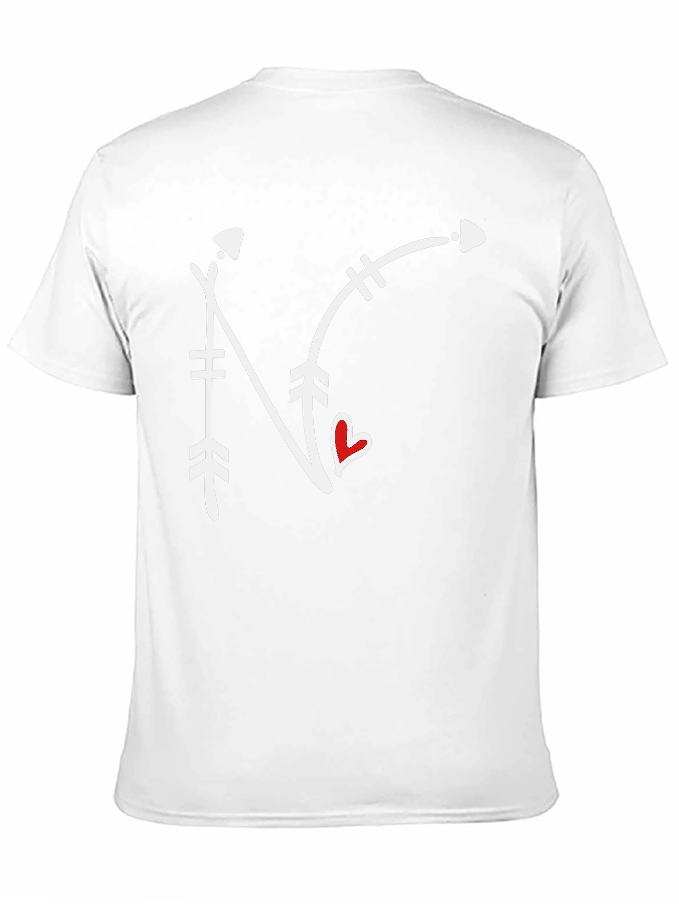 Arrow N Heart Graphic Tee - Black